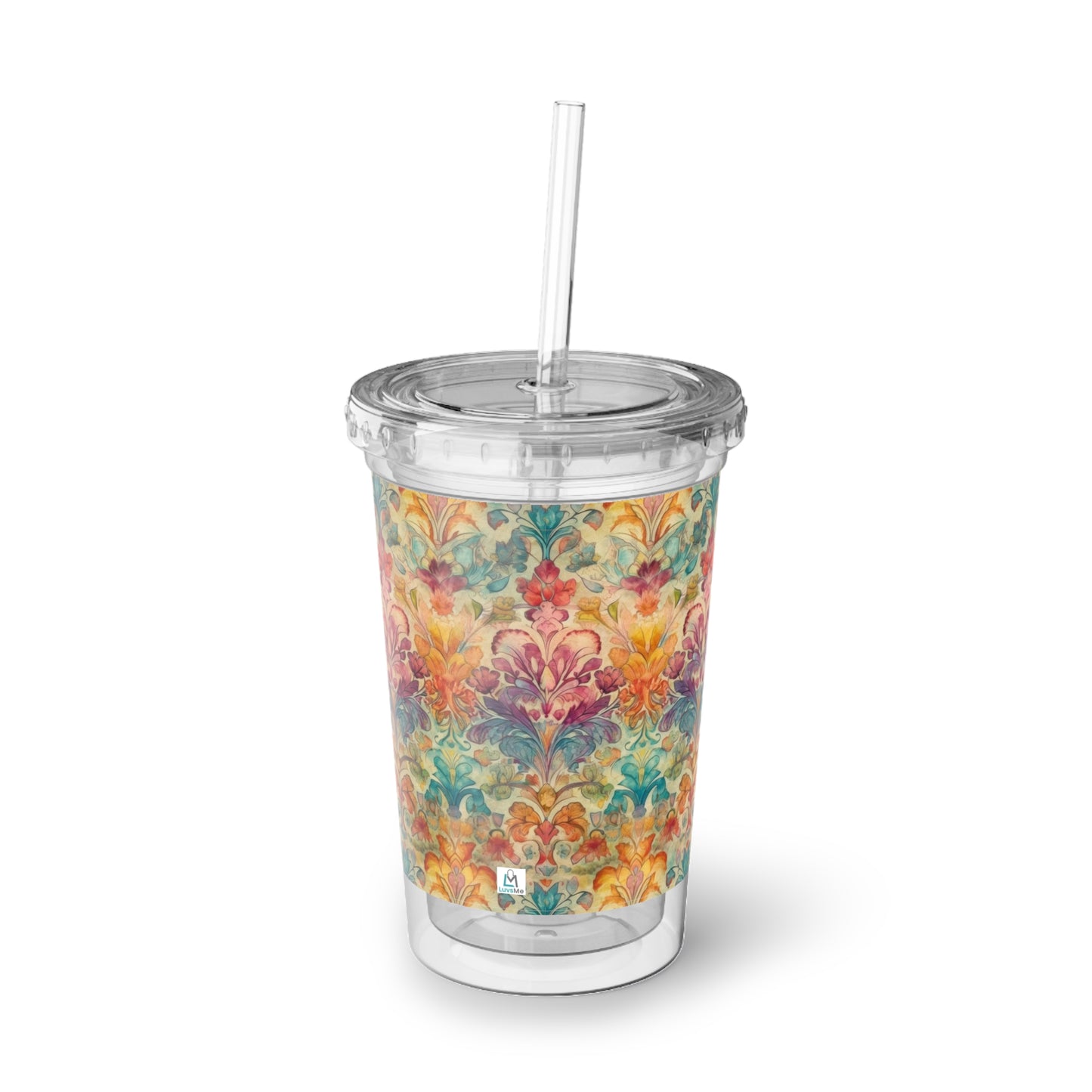 Tapestry Designs 1.1 - Multicolor - Clear - Suave Acrylic Cup - 16oz