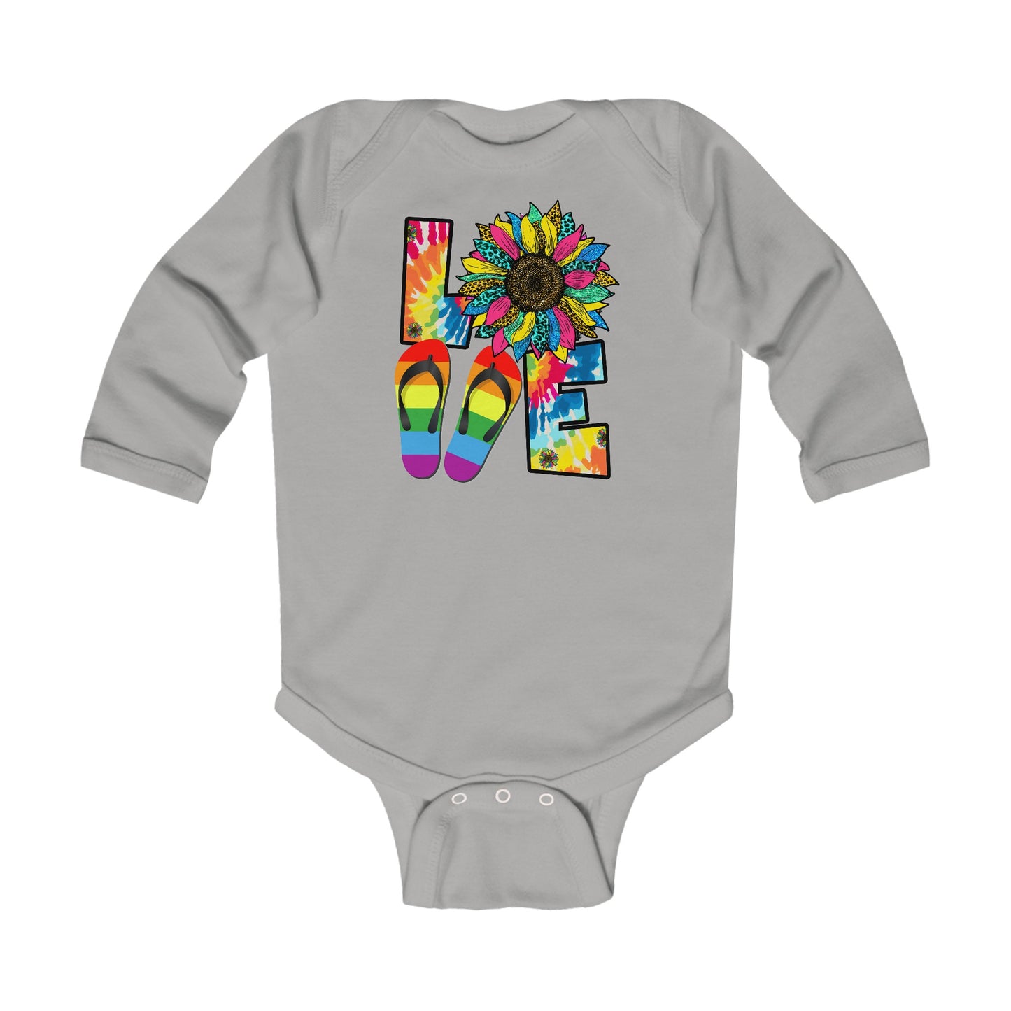 Summer LOVE - Infant Long Sleeve Bodysuit