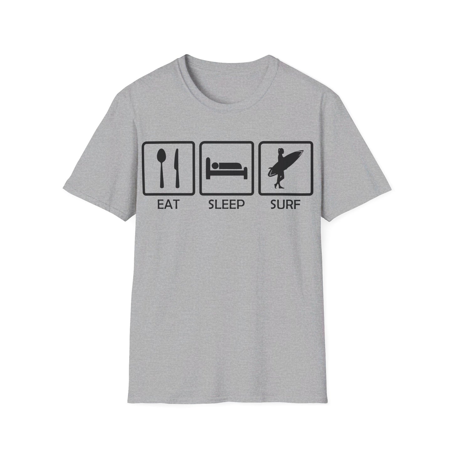 Eat Sleep Surf - Unisex Softstyle T-Shirt