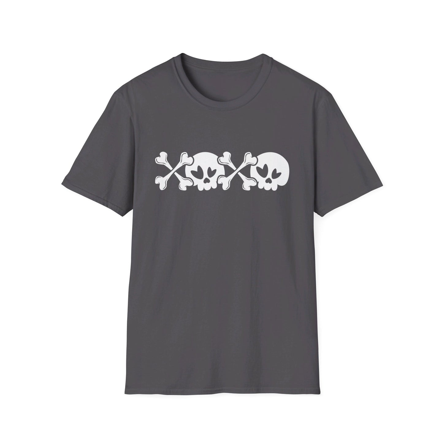 Halloween - Skull - Crossbones - XOXO - Unisex Softstyle T-Shirt