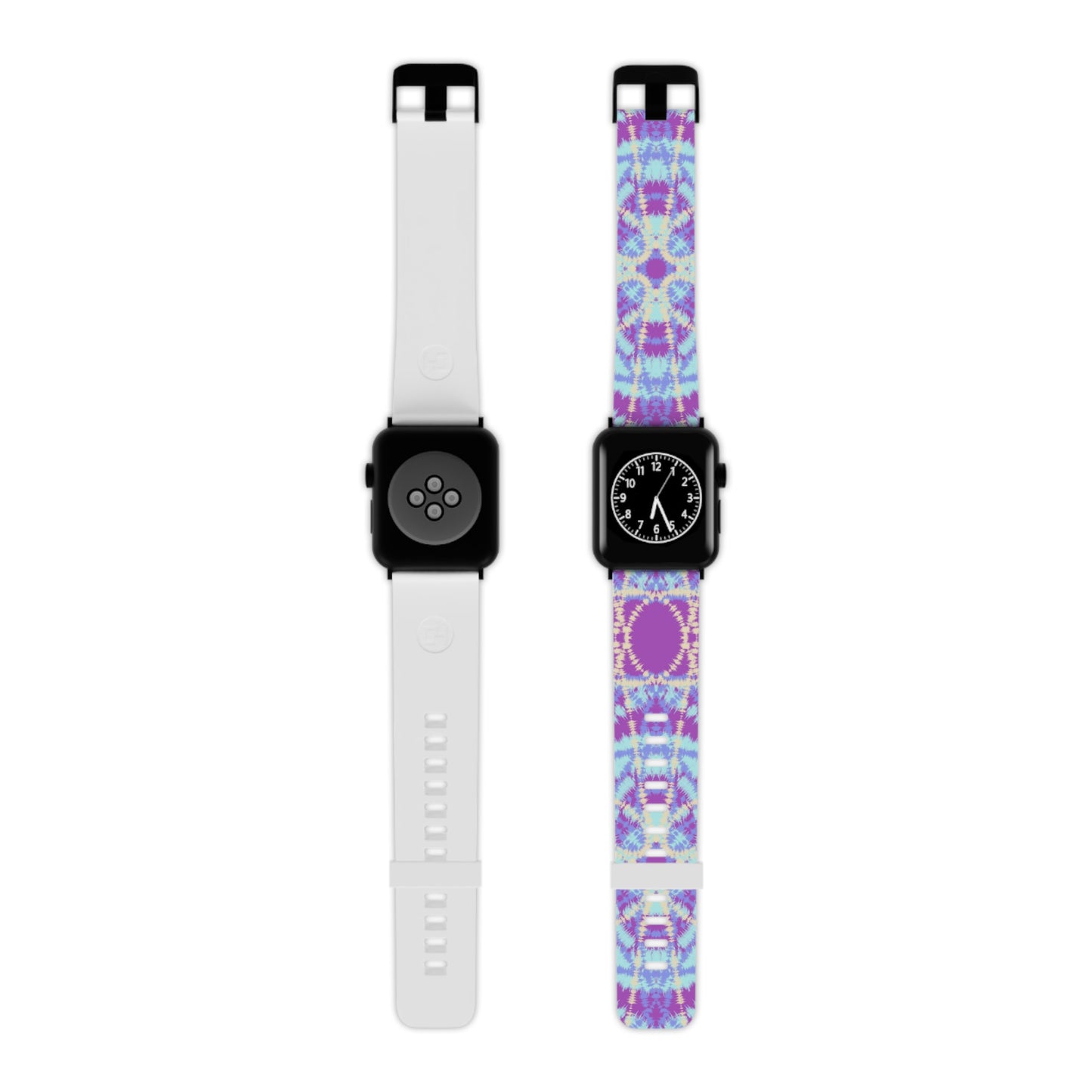 Blue and Purple Tie Dye - Watch Band for Apple Watch