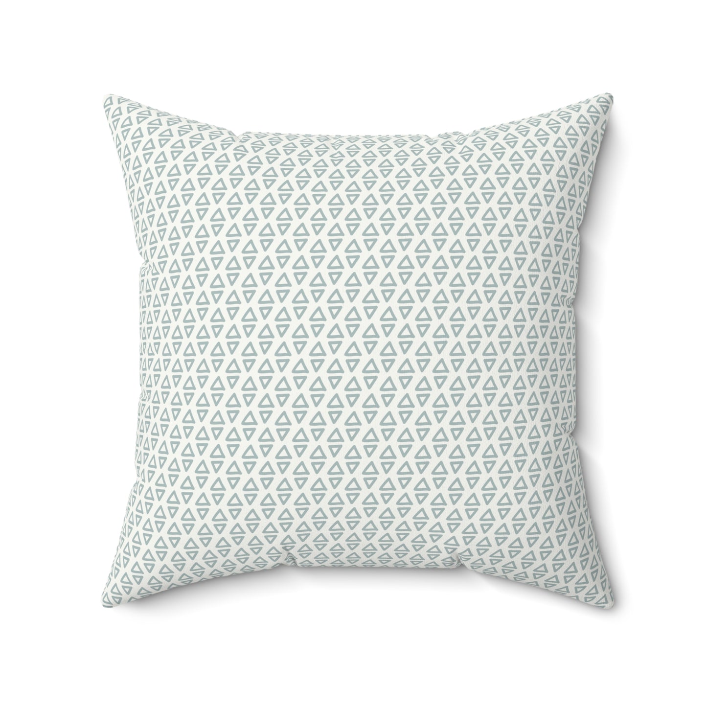 Boho Sage Pattern 2 - Faux Suede Square Pillow