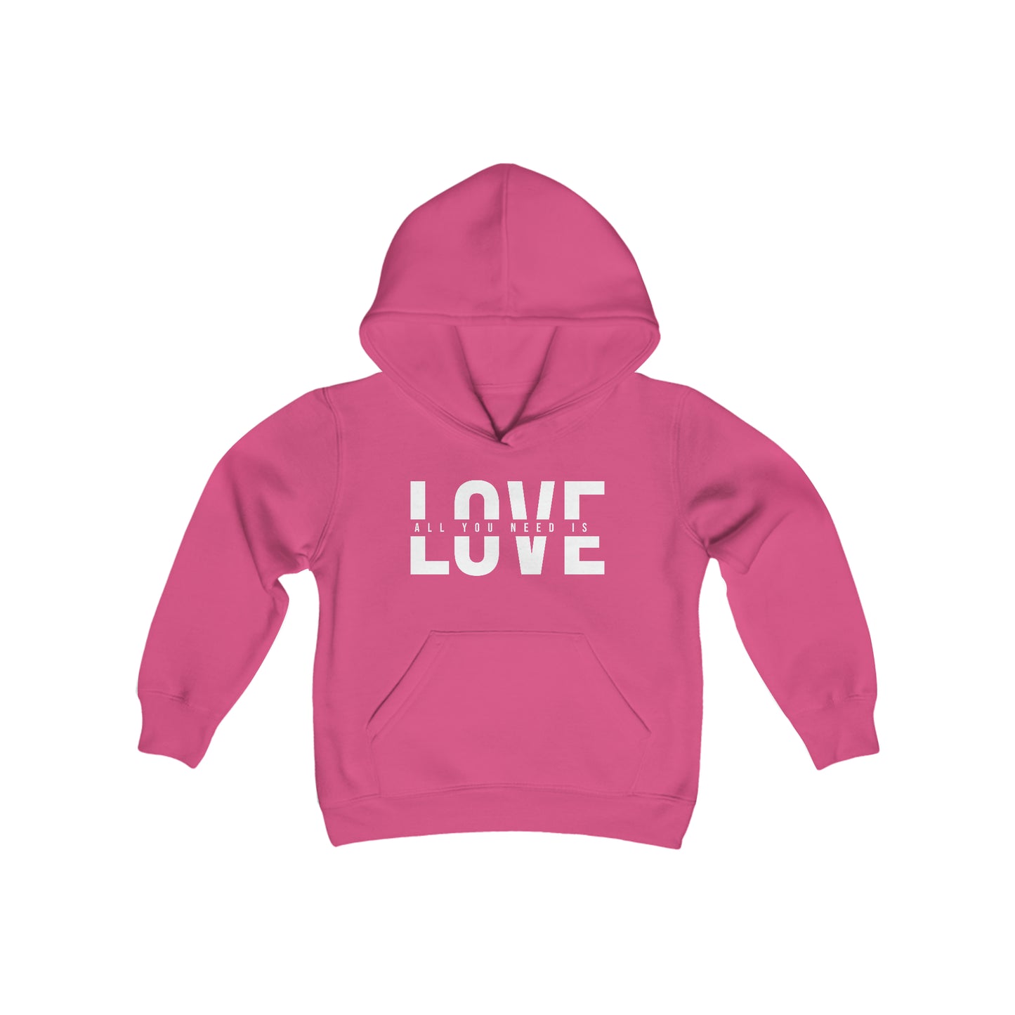 All You... LOVE - Youth Heavy Blend Hooded Sweatshirt