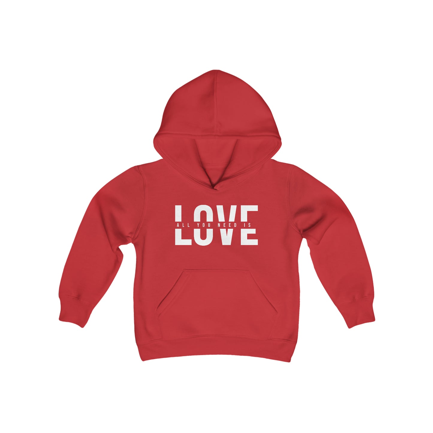 All You... LOVE - Youth Heavy Blend Hooded Sweatshirt