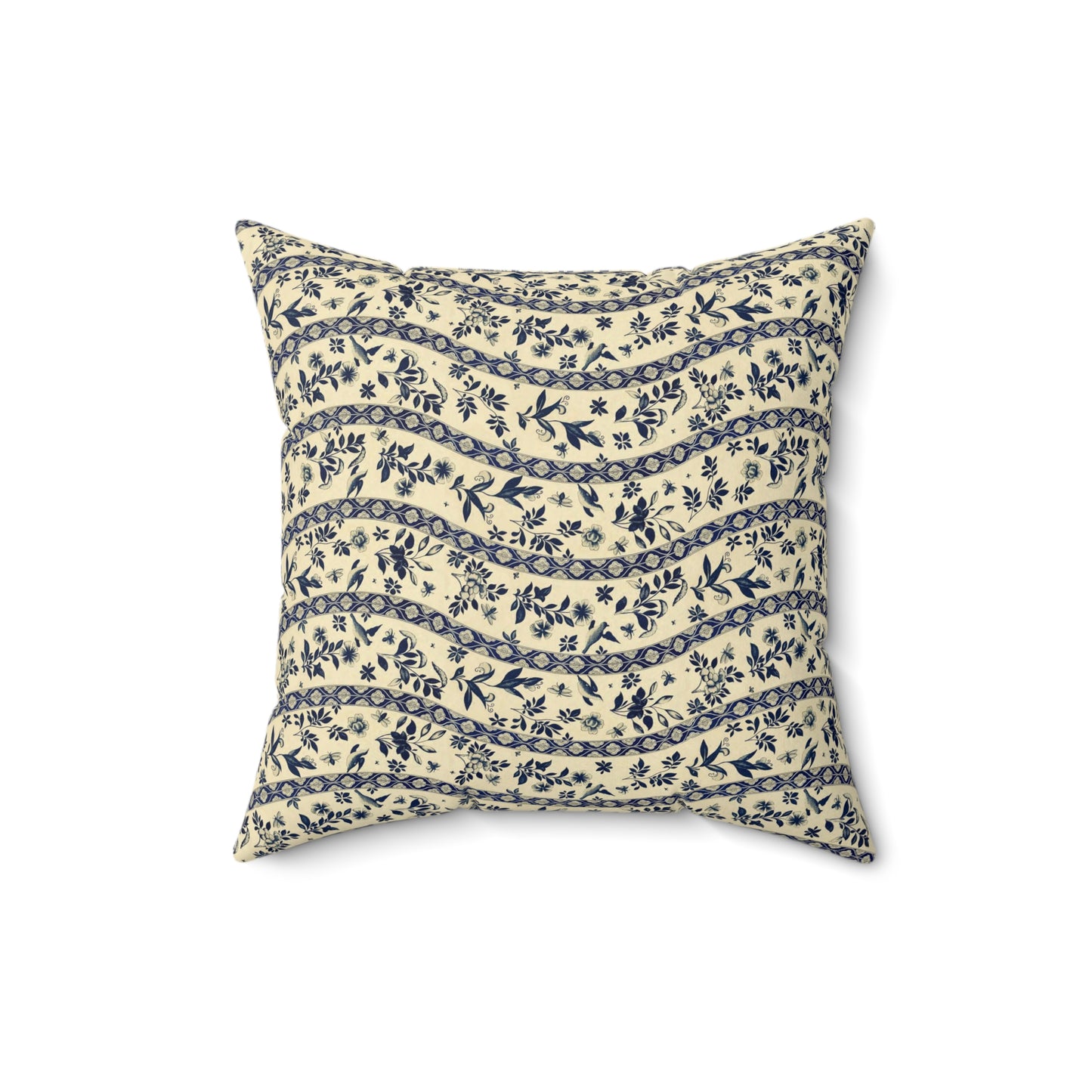 Boho Pattern 18 - Faux Suede Square Pillow