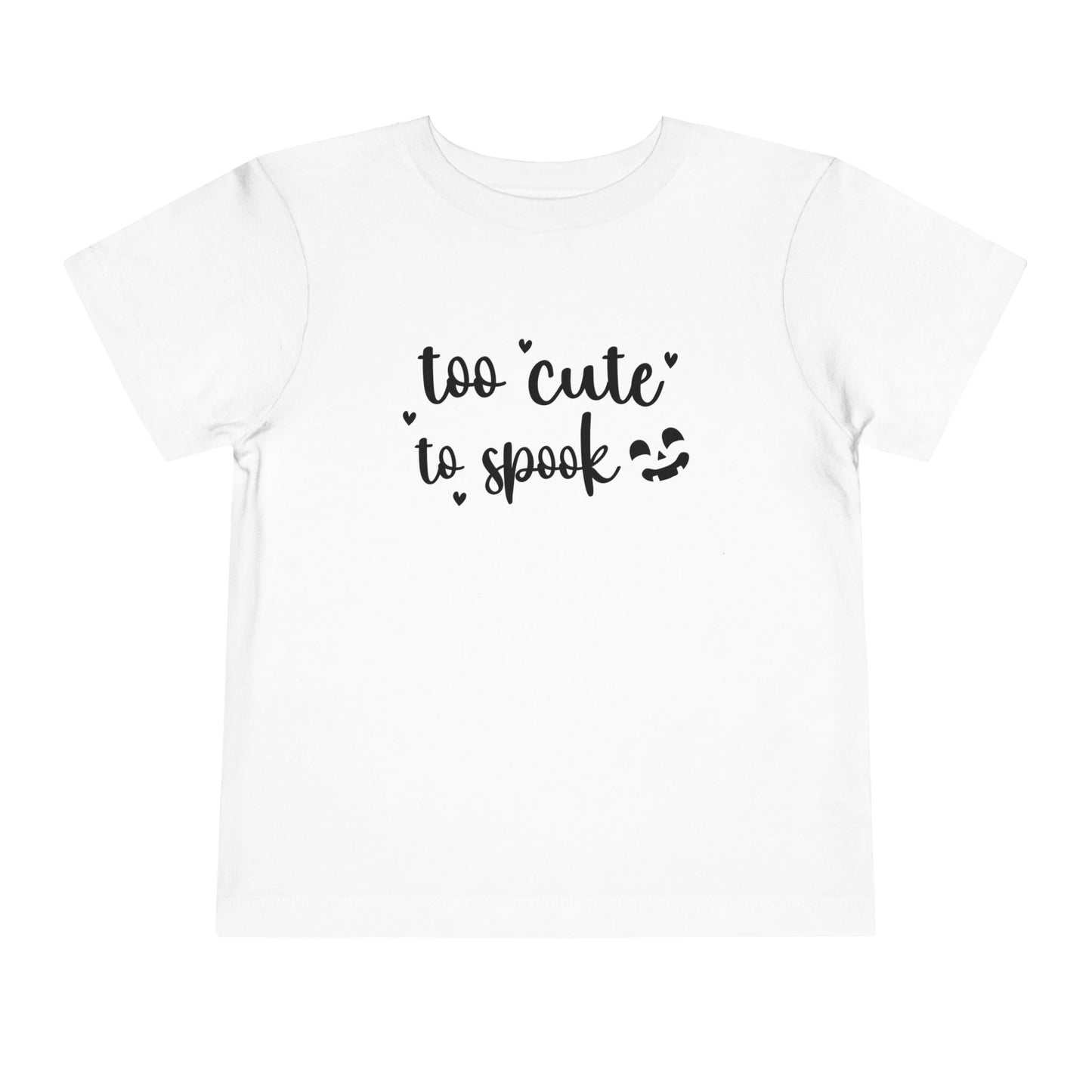 Halloween - Too Cute to Spook - Trick or Treat - Toddler Short Sleeve Tee