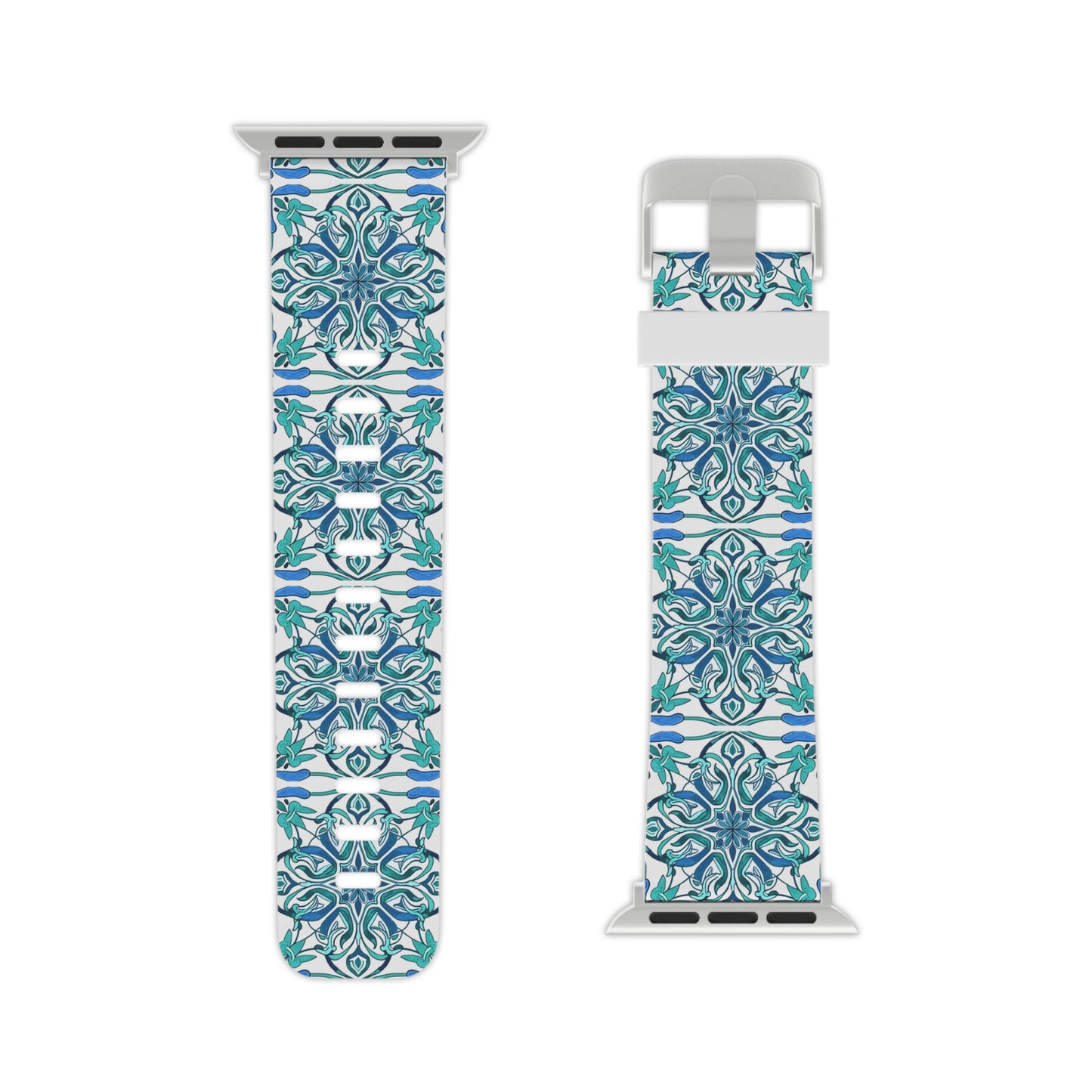 Blue, Green, and White - Watch Band for Apple Watch