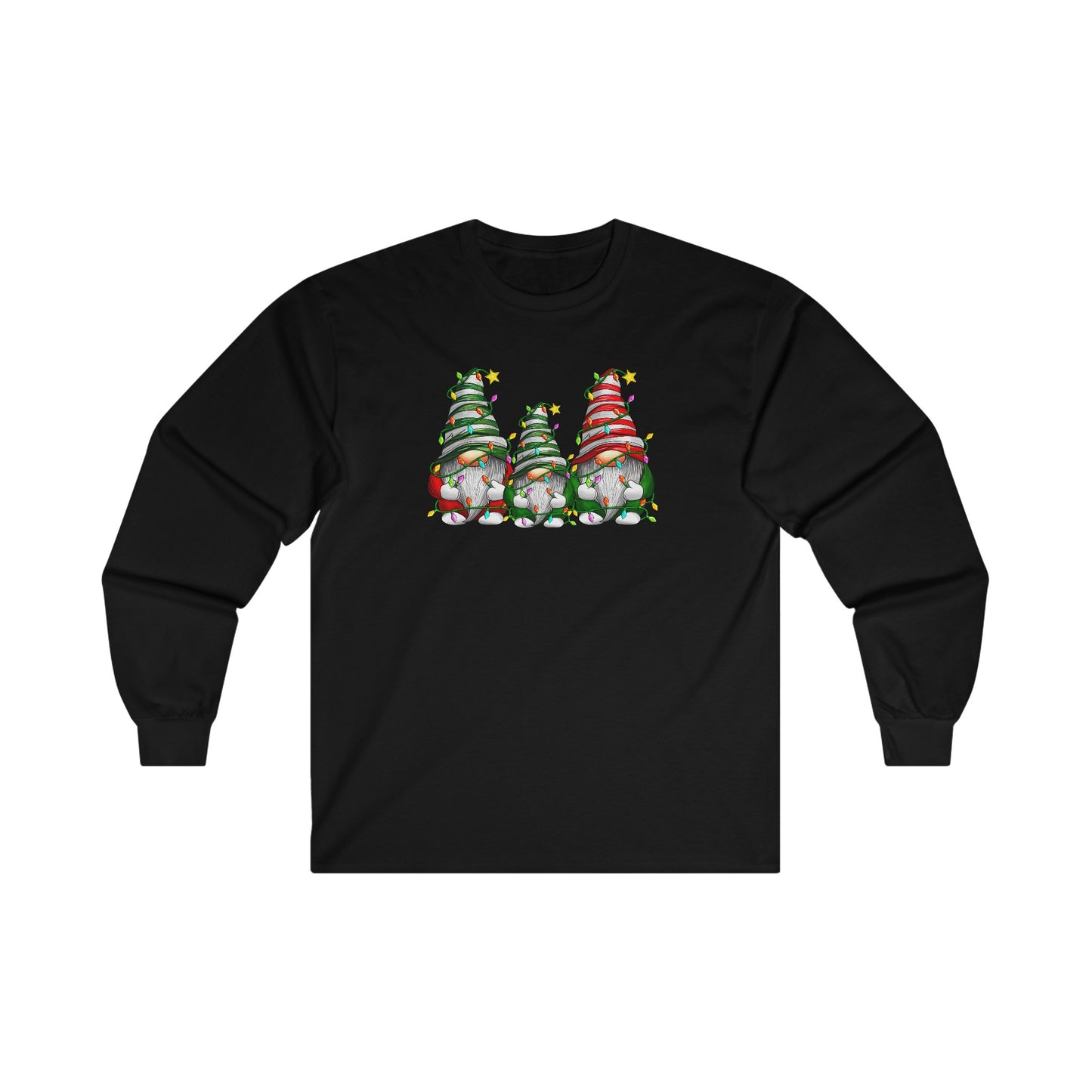 Christmas Gnome Family - Christmas Lights - Funny Christmas - Ultra Cotton Long Sleeve Tee