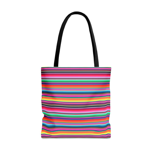 Multicolor Striped 7 - Practical, high-quality Tote Bag