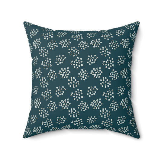 Boho Vibes Pattern 7.1 - Faux Suede Square Pillow