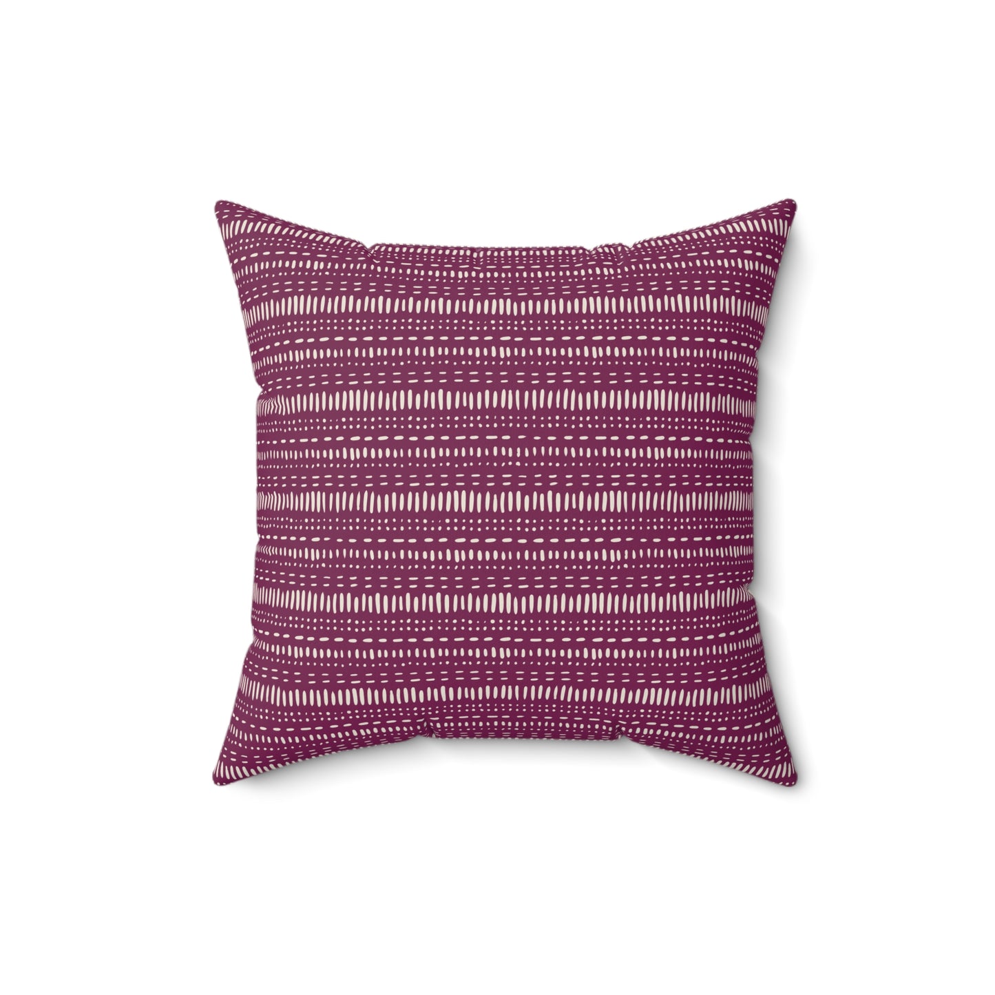 Boho Vibes Pattern 8 - Faux Suede Square Pillow