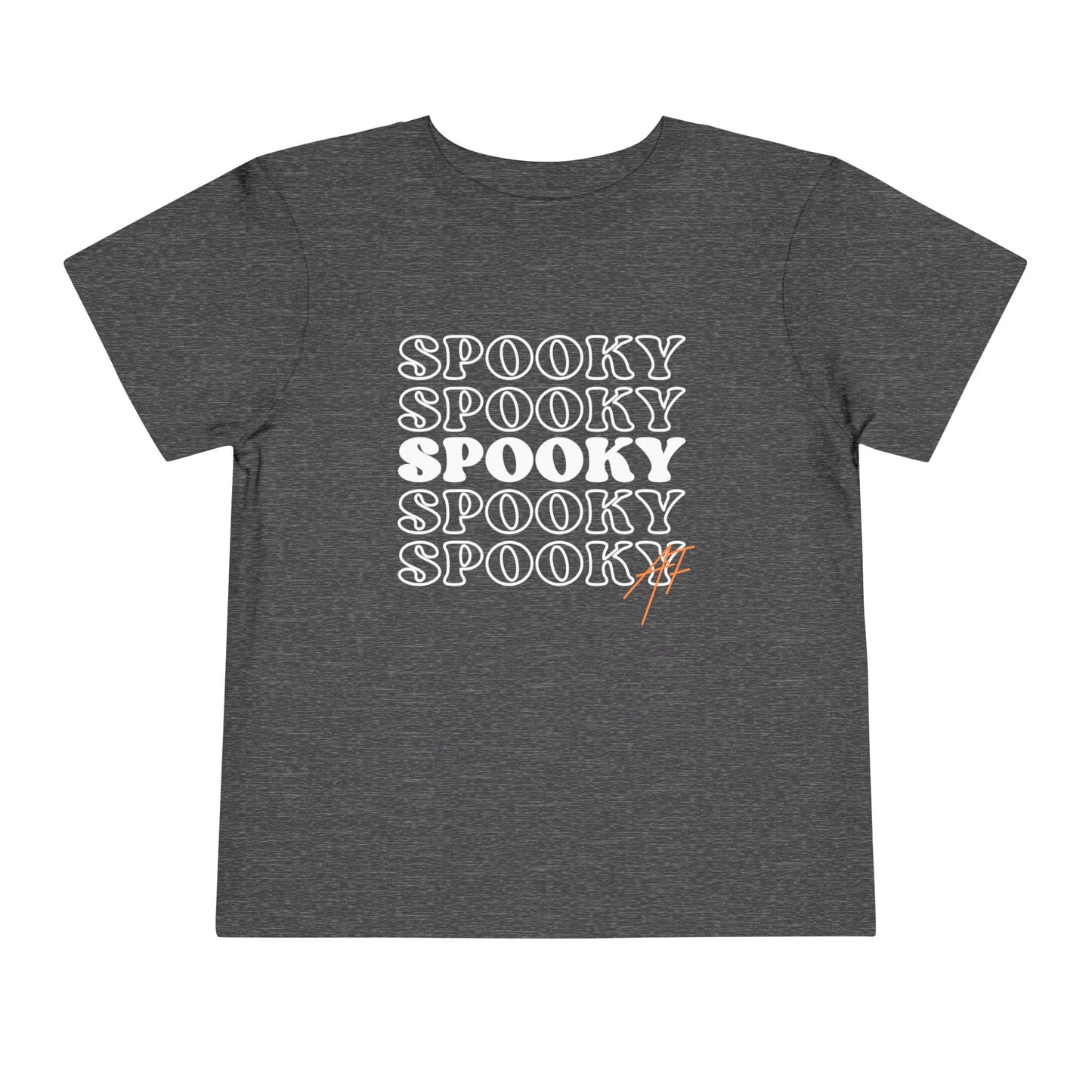 Halloween - Spooky Spooky Spooky - Trick or Treat - Pumpkins - Spiders - Toddler Short Sleeve Tee