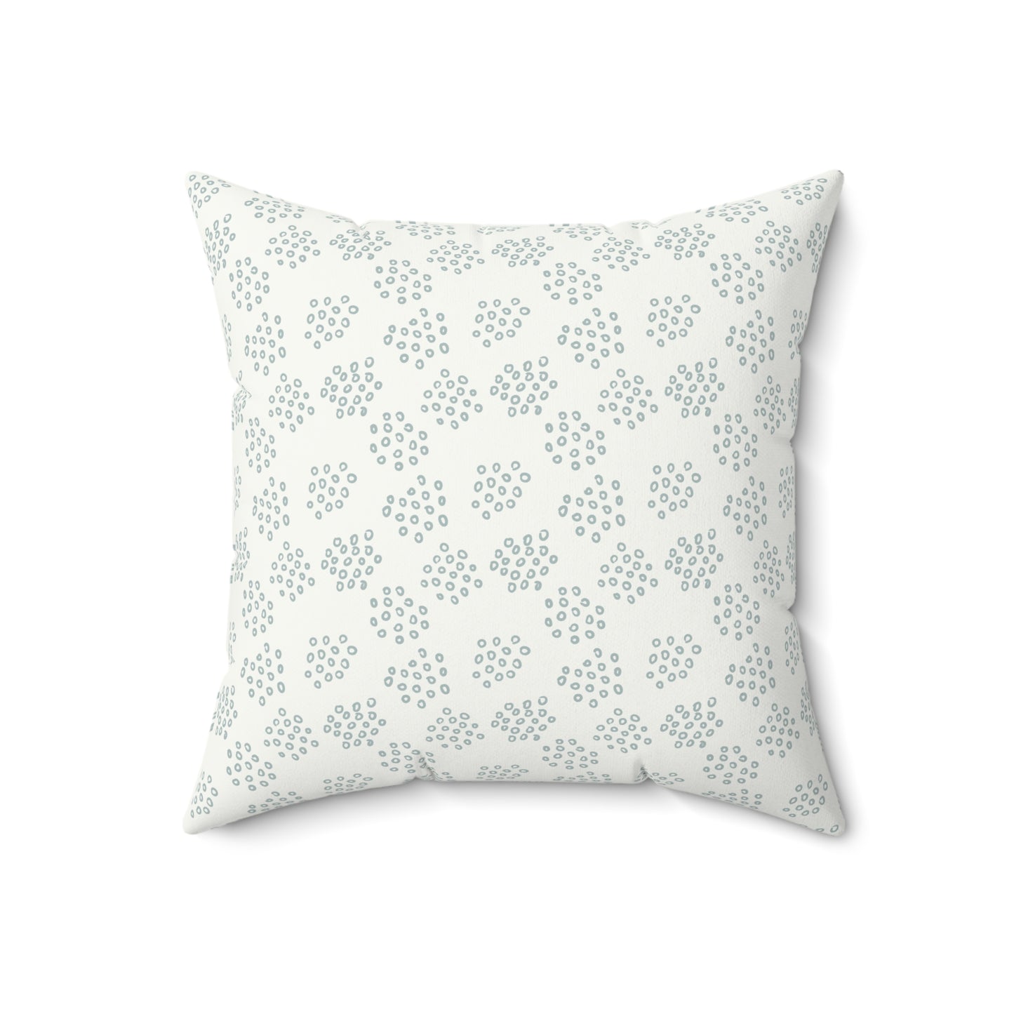 Boho Sage Pattern 11 - Faux Suede Square Pillow