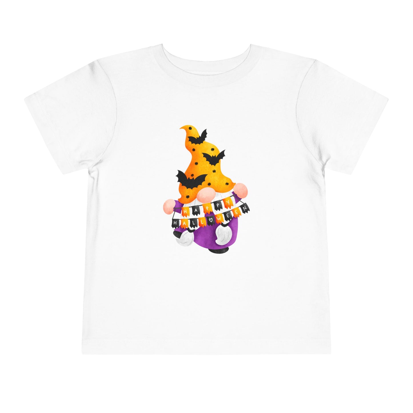 Halloween - Trick or Treat - Gnomes - Bats - Pumpkin - Toddler Short Sleeve Tee