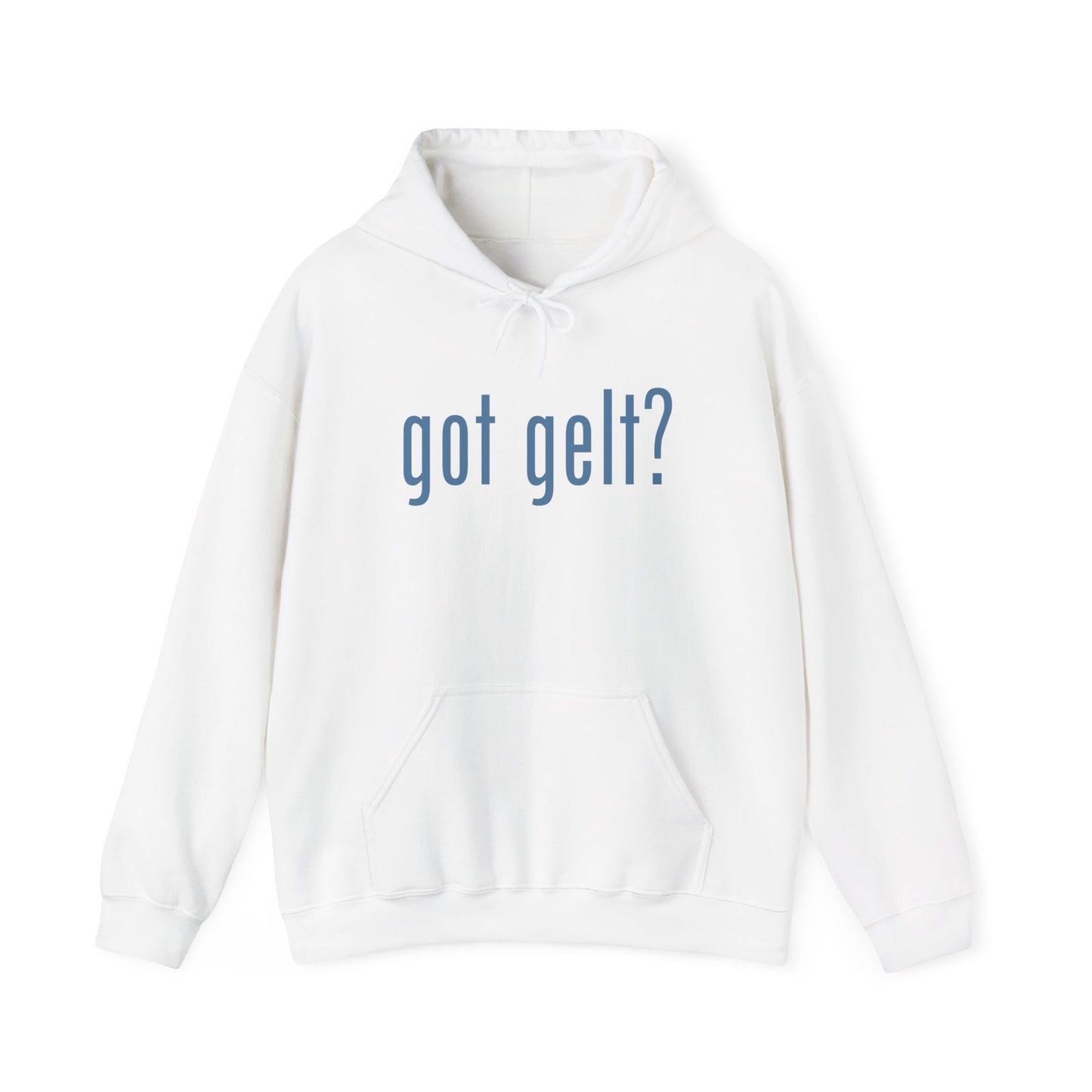 Hanukkah Saying - got gelt? - Fun Hanukkah Sweatshirt - Celebrate Hanukkah - Unisex Heavy Blend™ Hooded Sweatshirt