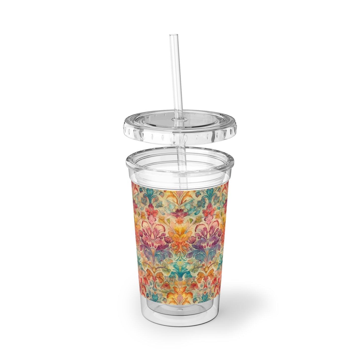 Tapestry Designs 1.1 - Multicolor - Clear - Suave Acrylic Cup - 16oz