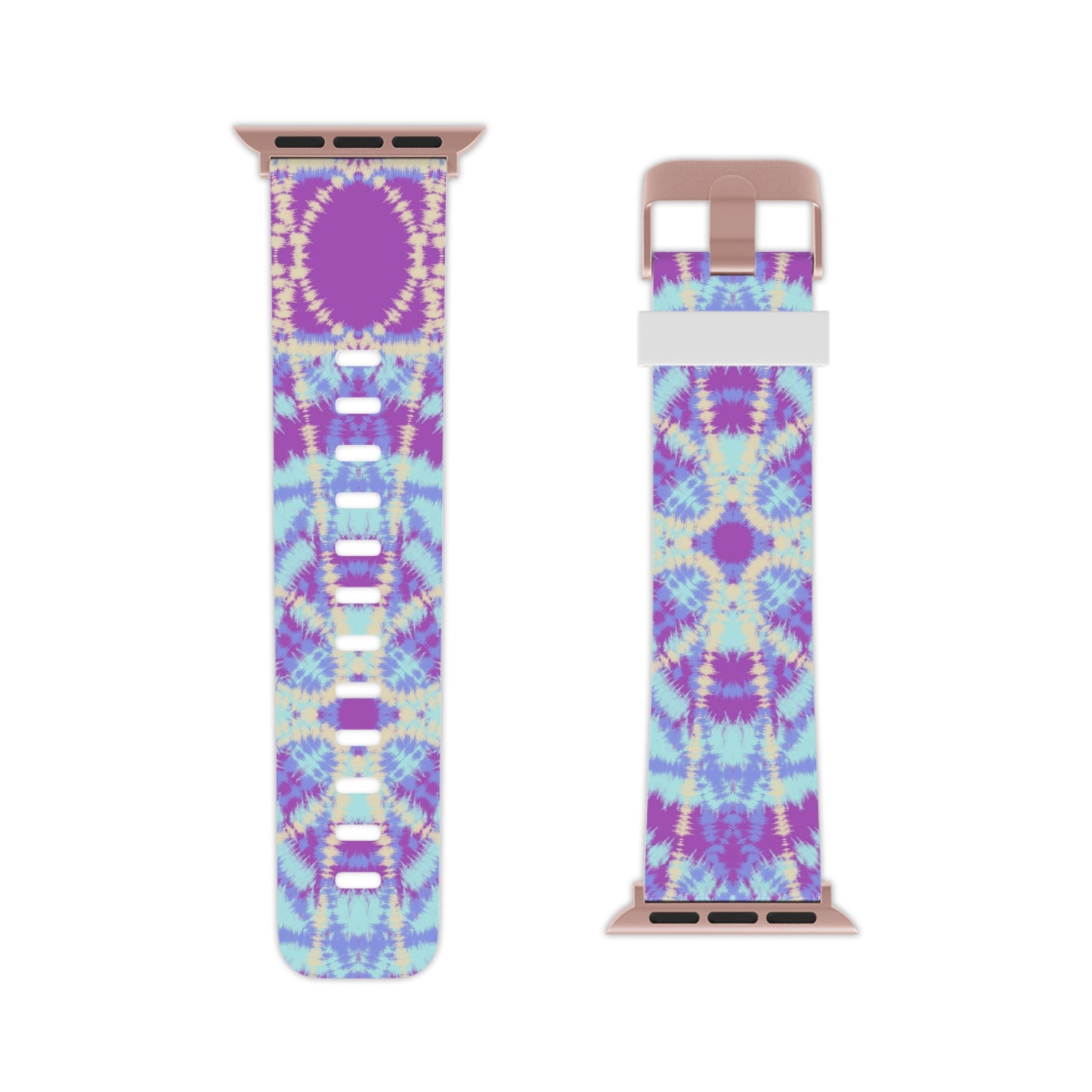 Blue and Purple Tie Dye - Watch Band for Apple Watch