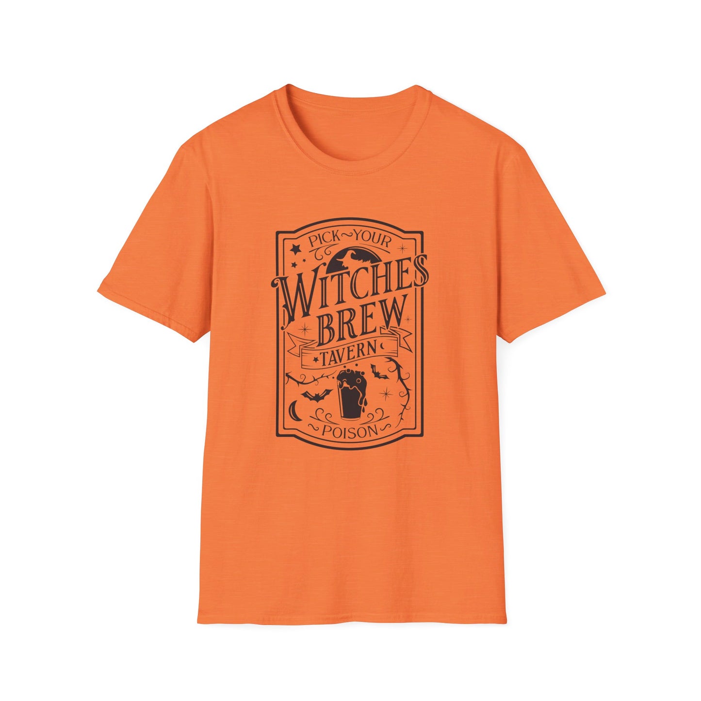 Halloween - Pick Your Poison - Witches Brew Tavern - Unisex Softstyle T-Shirt