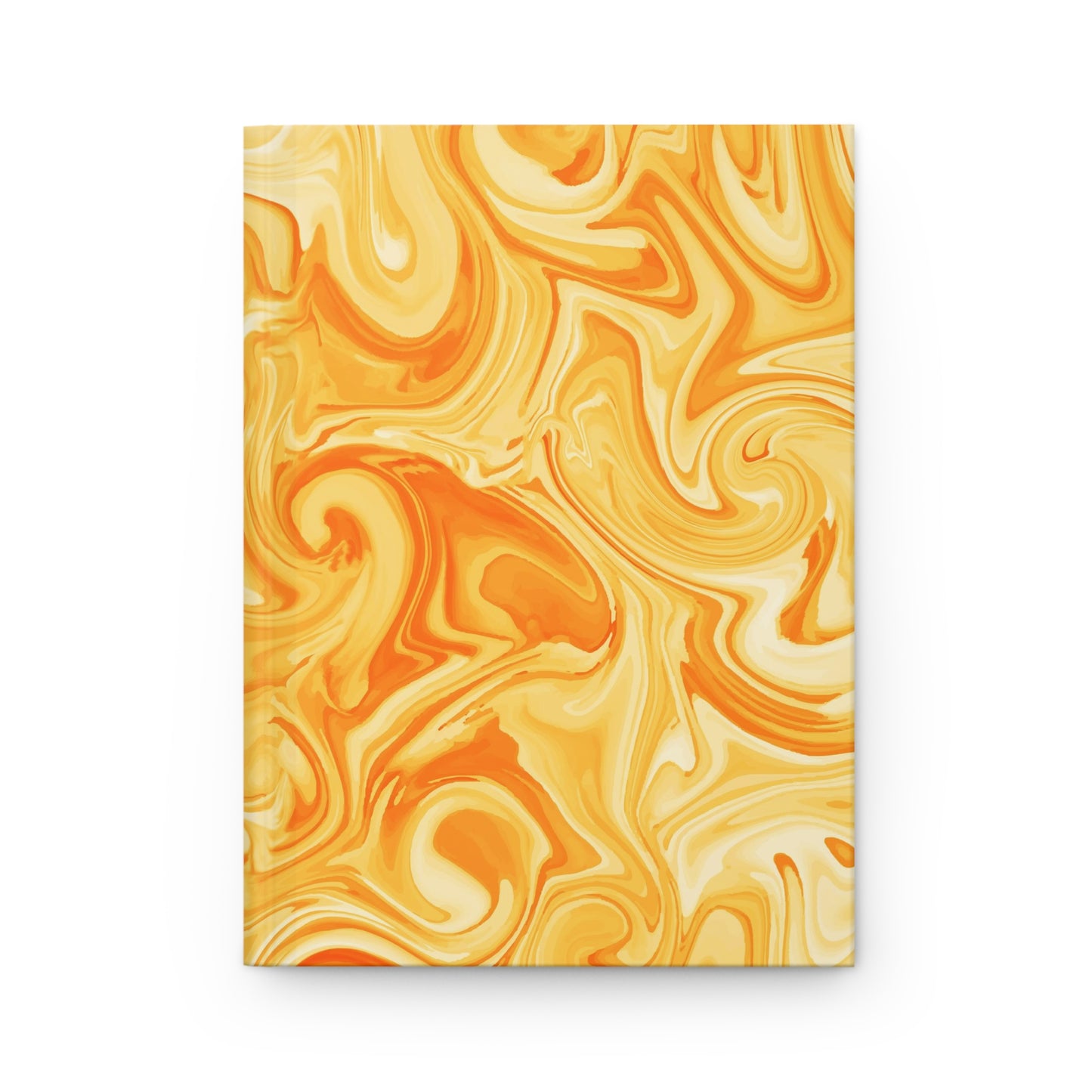 Yellow Marble - Hardcover Lined Journal Matte