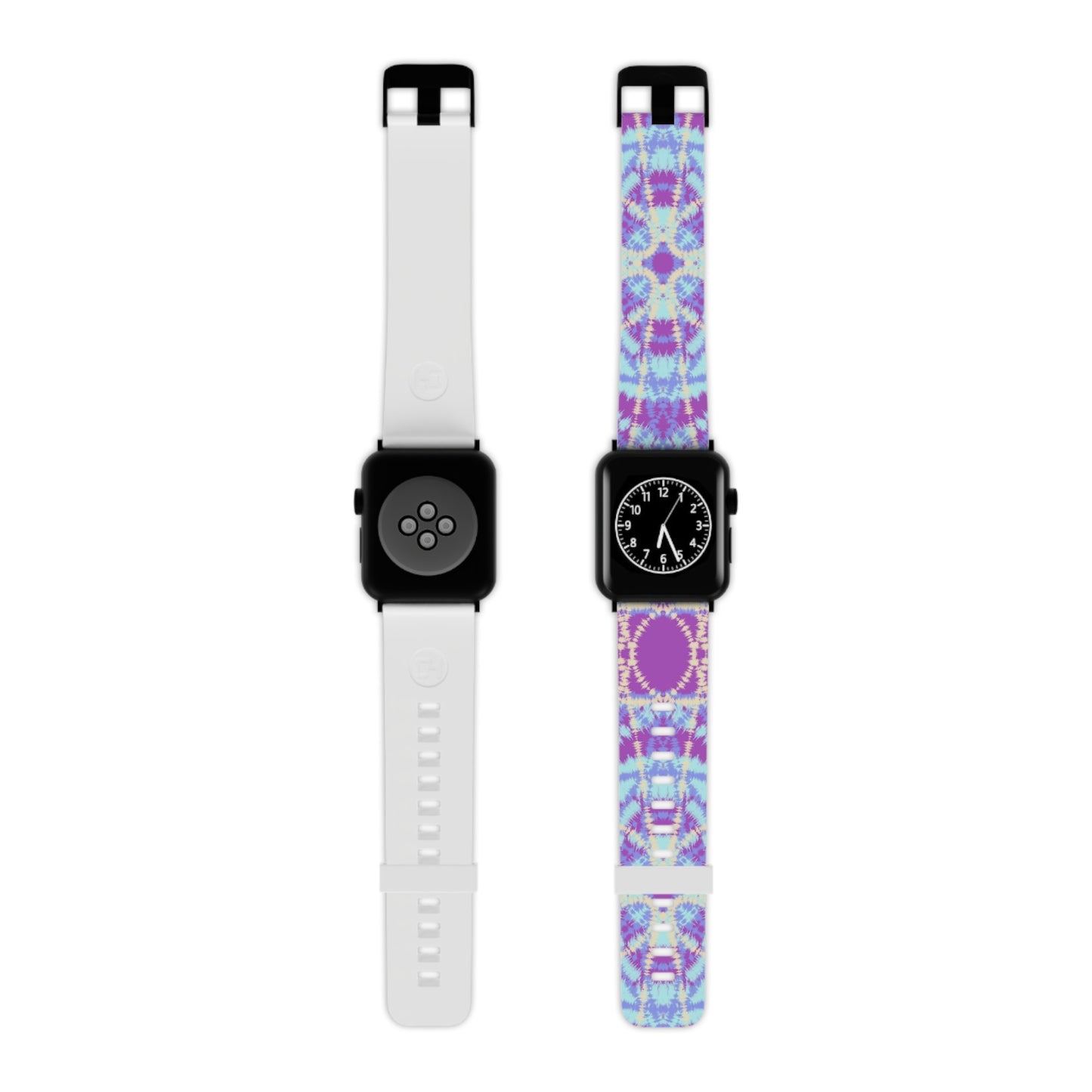 Blue and Purple Tie Dye - Watch Band for Apple Watch