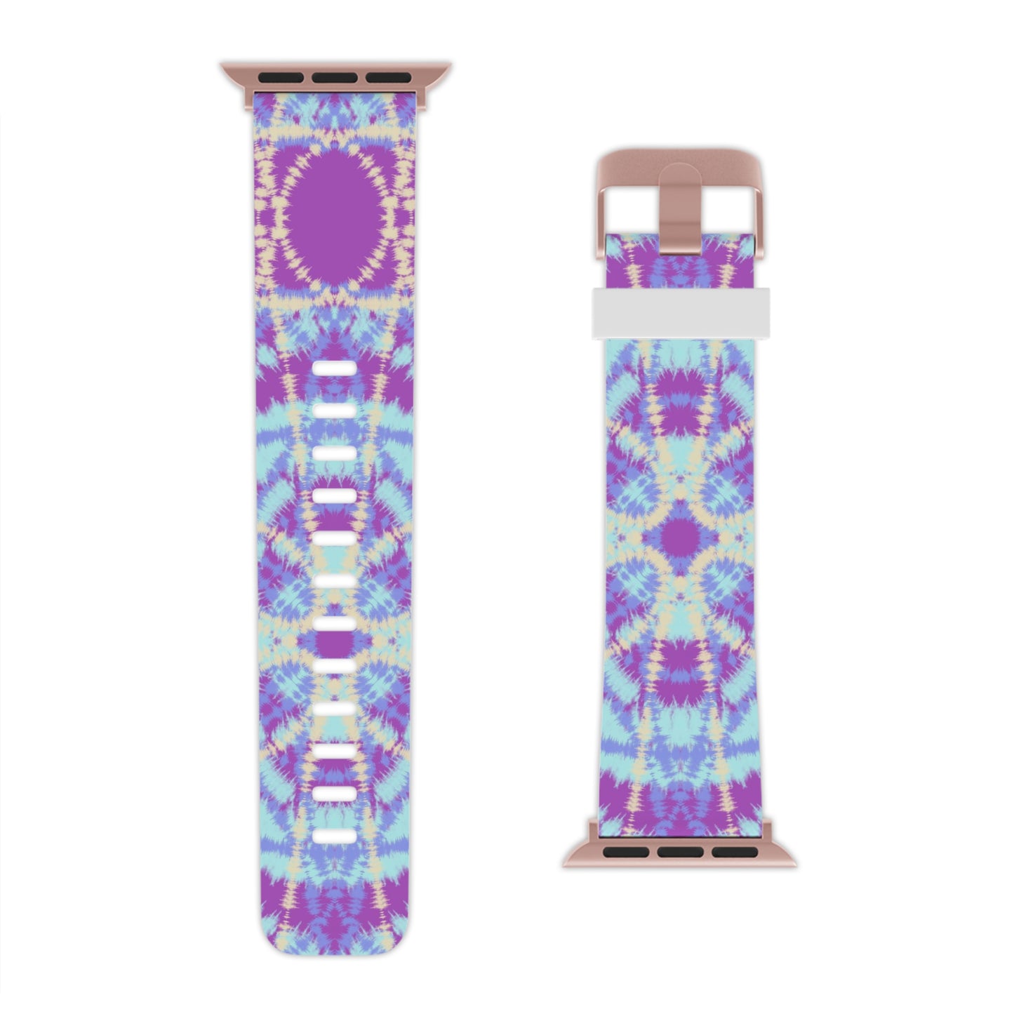 Blue and Purple Tie Dye - Watch Band for Apple Watch