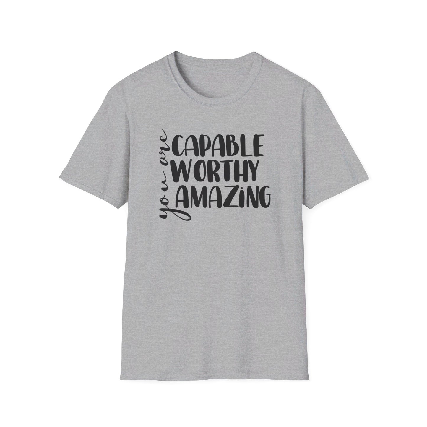 Capable, Worthy, Amazing - Unisex Softstyle T-Shirt