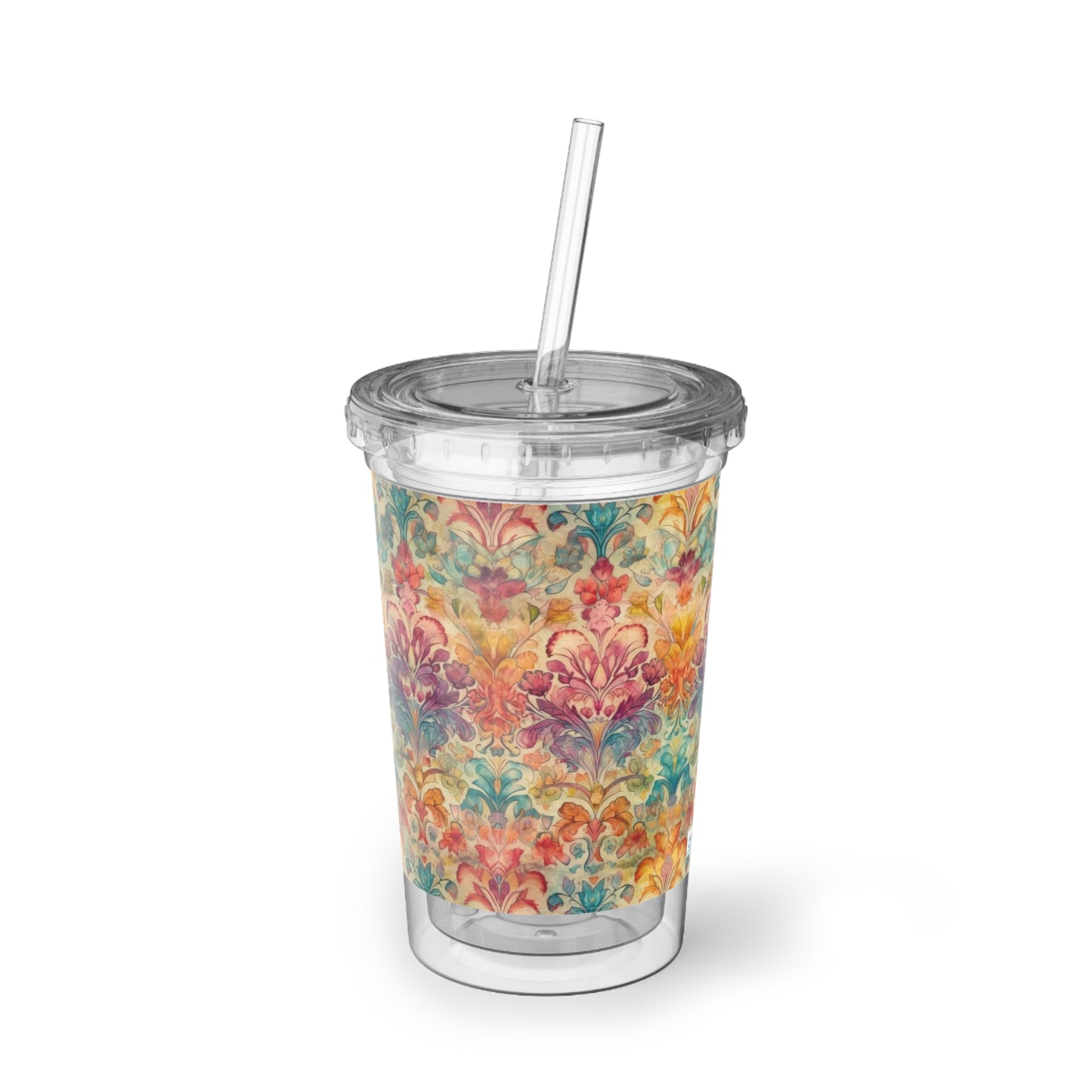 Tapestry Designs 1.1 - Multicolor - Clear - Suave Acrylic Cup - 16oz