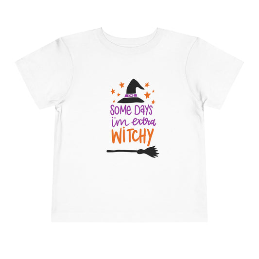 Halloween - Some Days I'm Extra Witchy - Toddler Short Sleeve Tee