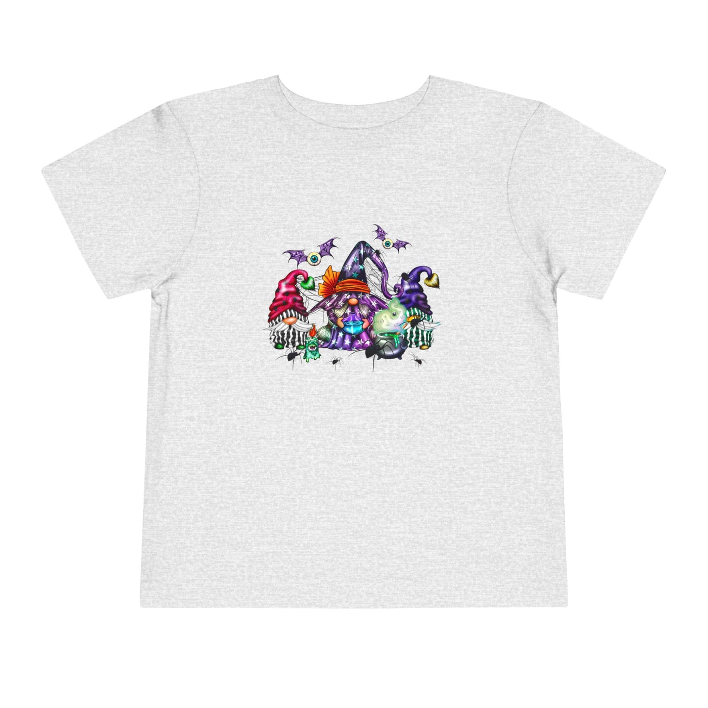 Halloween - Gnomes - Witch - Bats - Pumpkin - Potion - Toddler Short Sleeve Tee