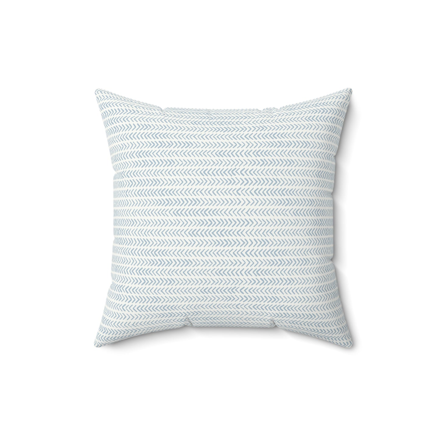 Light Blue Boho Pattern 10 - Faux Suede Square Pillow