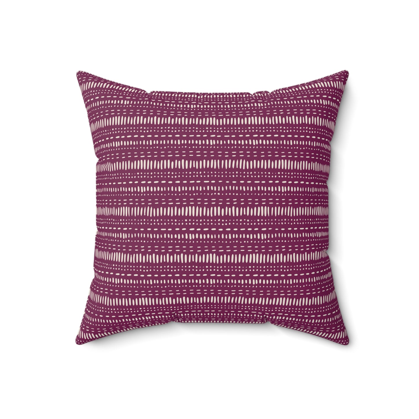 Boho Vibes Pattern 8 - Faux Suede Square Pillow