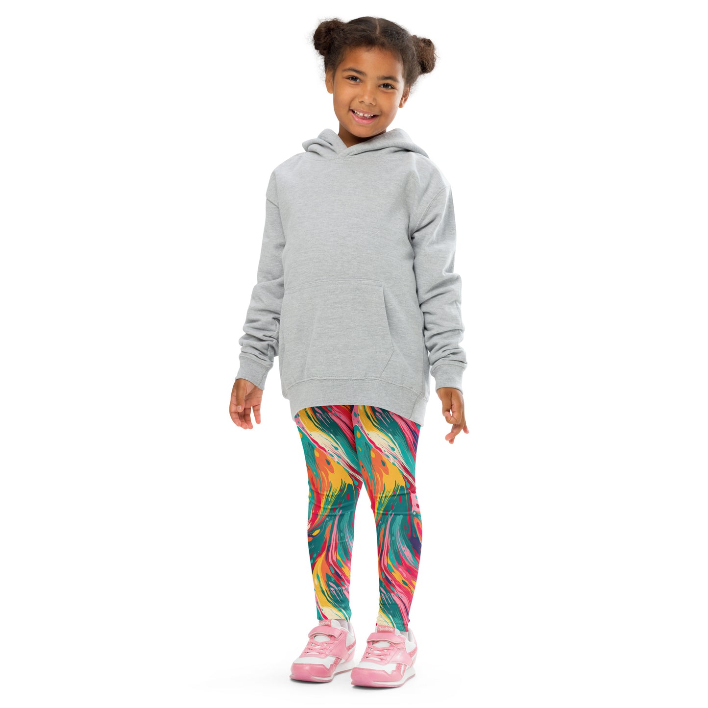 Multicolor Acrylic Paint - Kid's Leggings