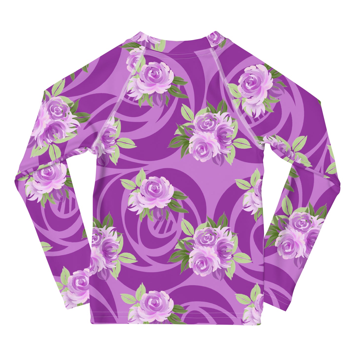 Purple Roses - Kids Rash Guard