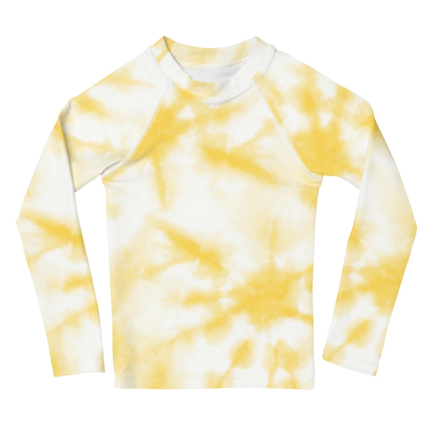 Yellow Tie Dye - Kids Rash Guard