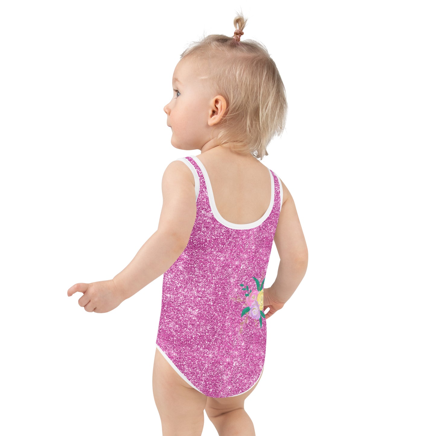 Cute Dragon - Pink - Kids Swimsuit