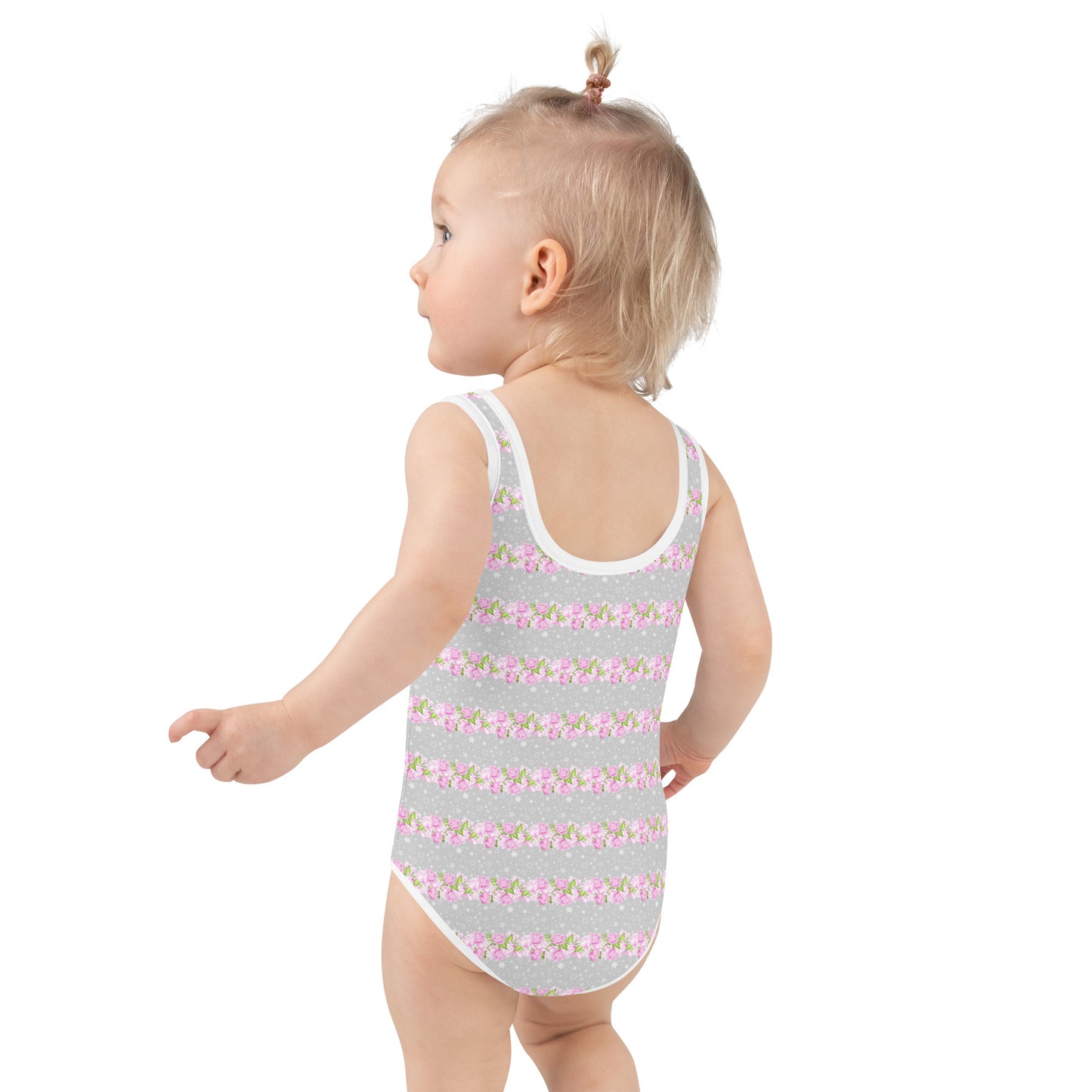 Rows of Pink Roses - Kids Swimsuit