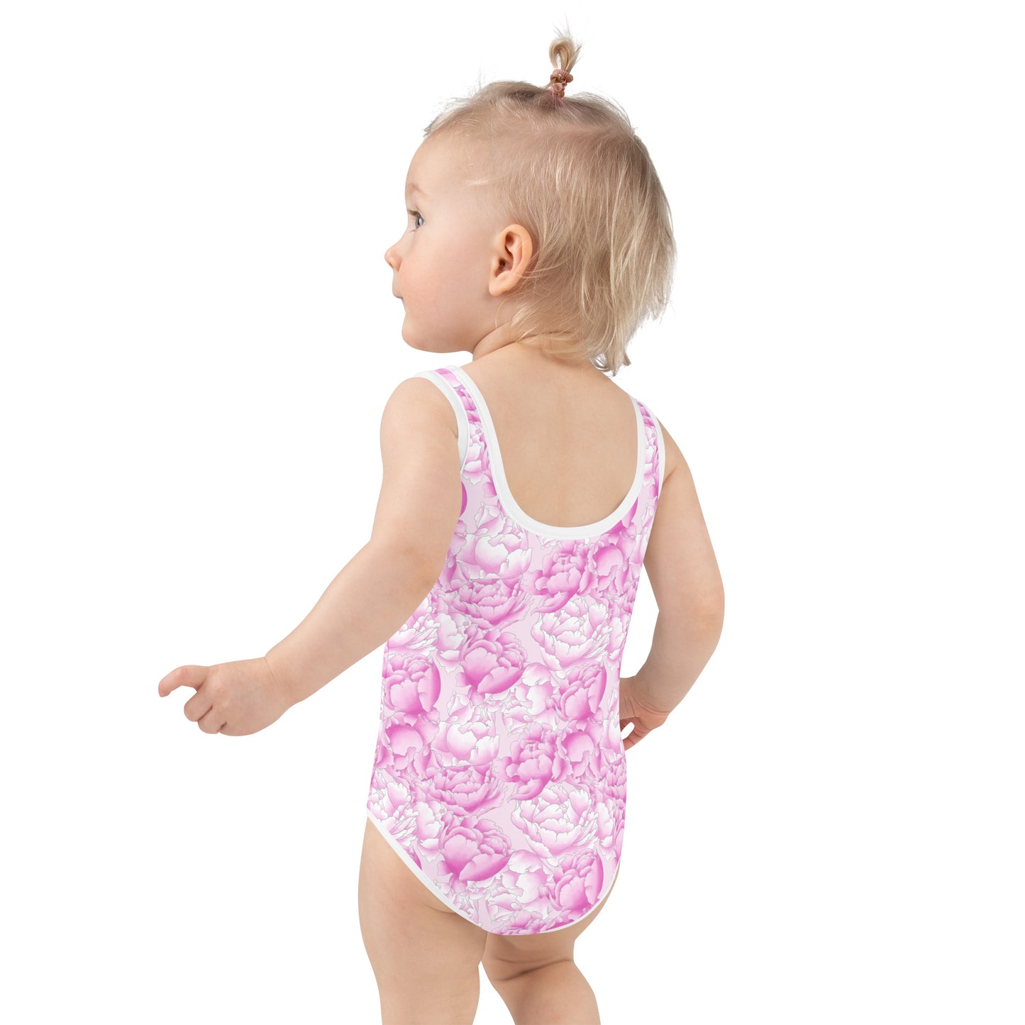 Pretty Pink Roses - Kids Swimsuit