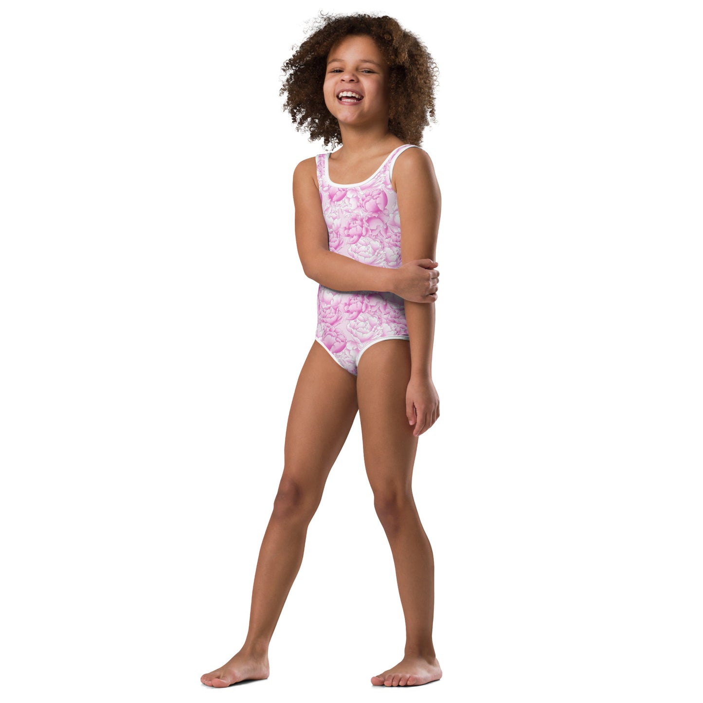 Pretty Pink Roses - Kids Swimsuit