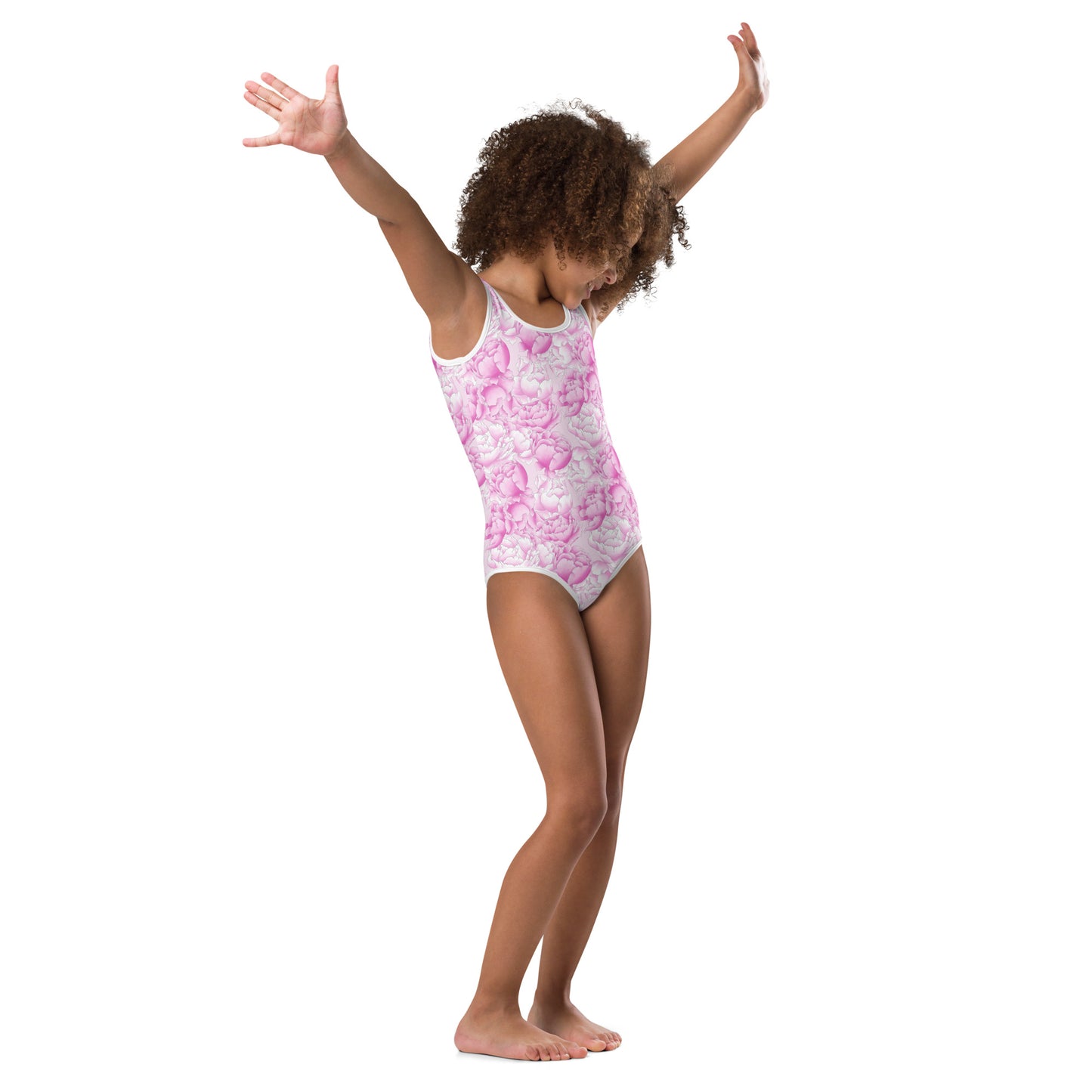 Pretty Pink Roses - Kids Swimsuit