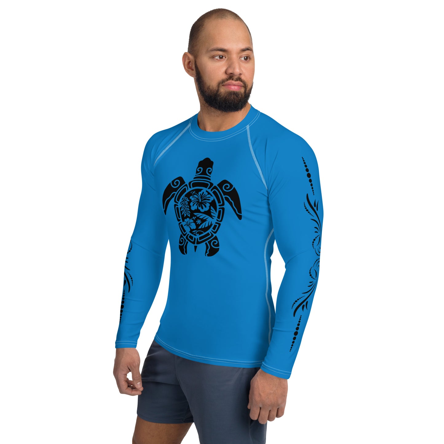 Turtle - Blue - Men's Rash Guard