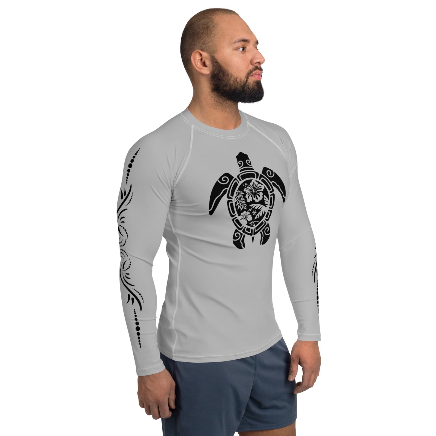 Turtle - Gray - Men's Rash Guard