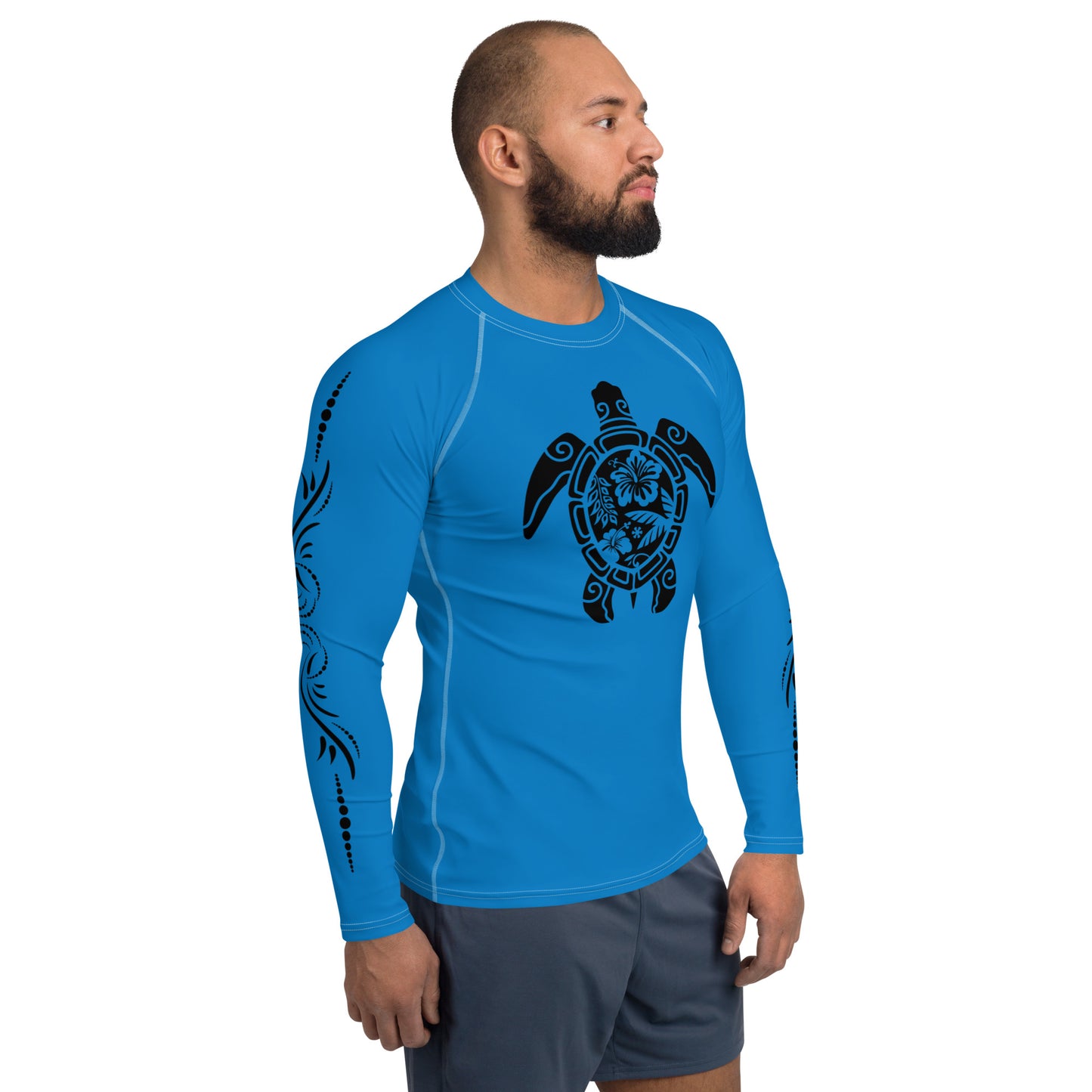 Turtle - Blue - Men's Rash Guard