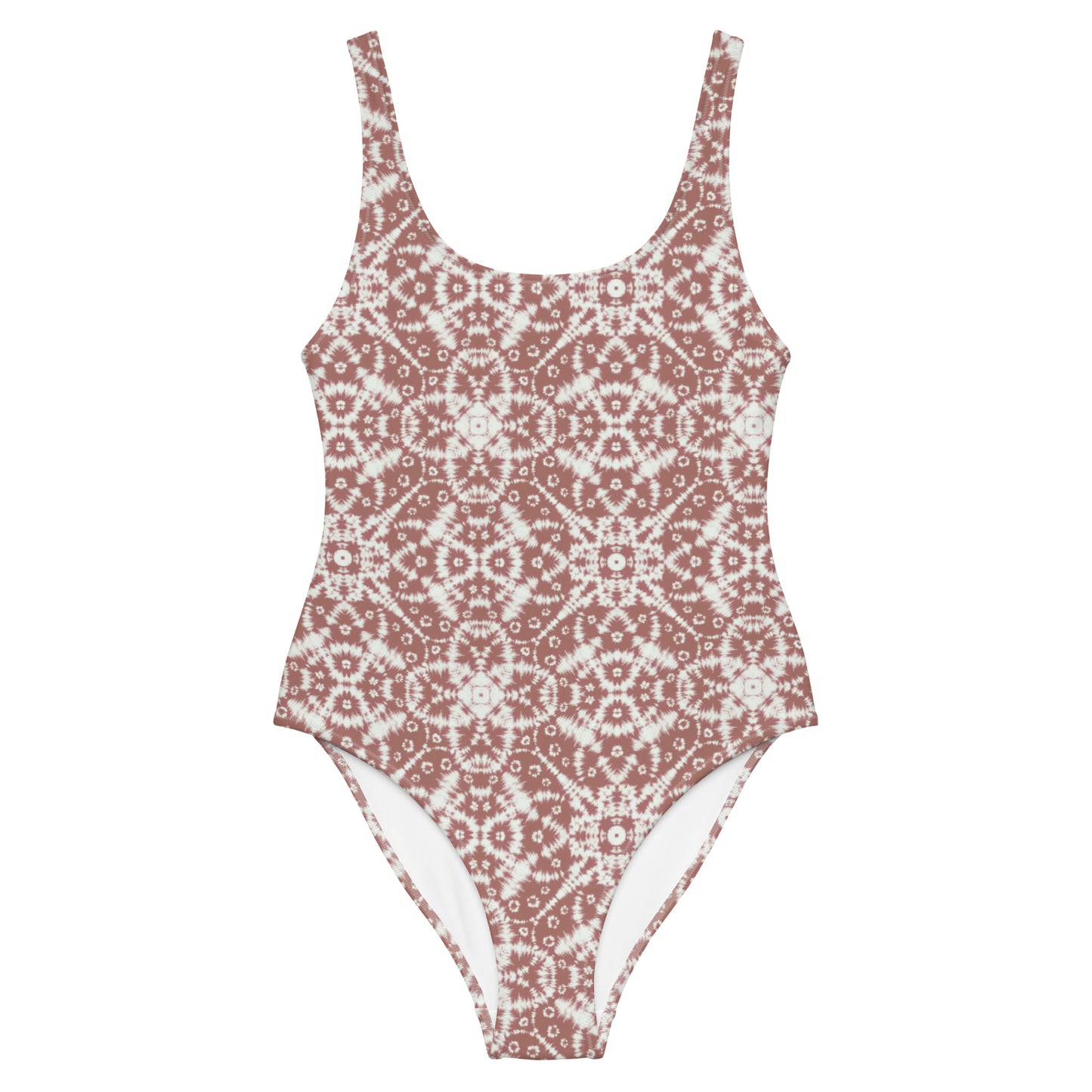 Neutral Boho Batik - One-Piece Women Swimsuit