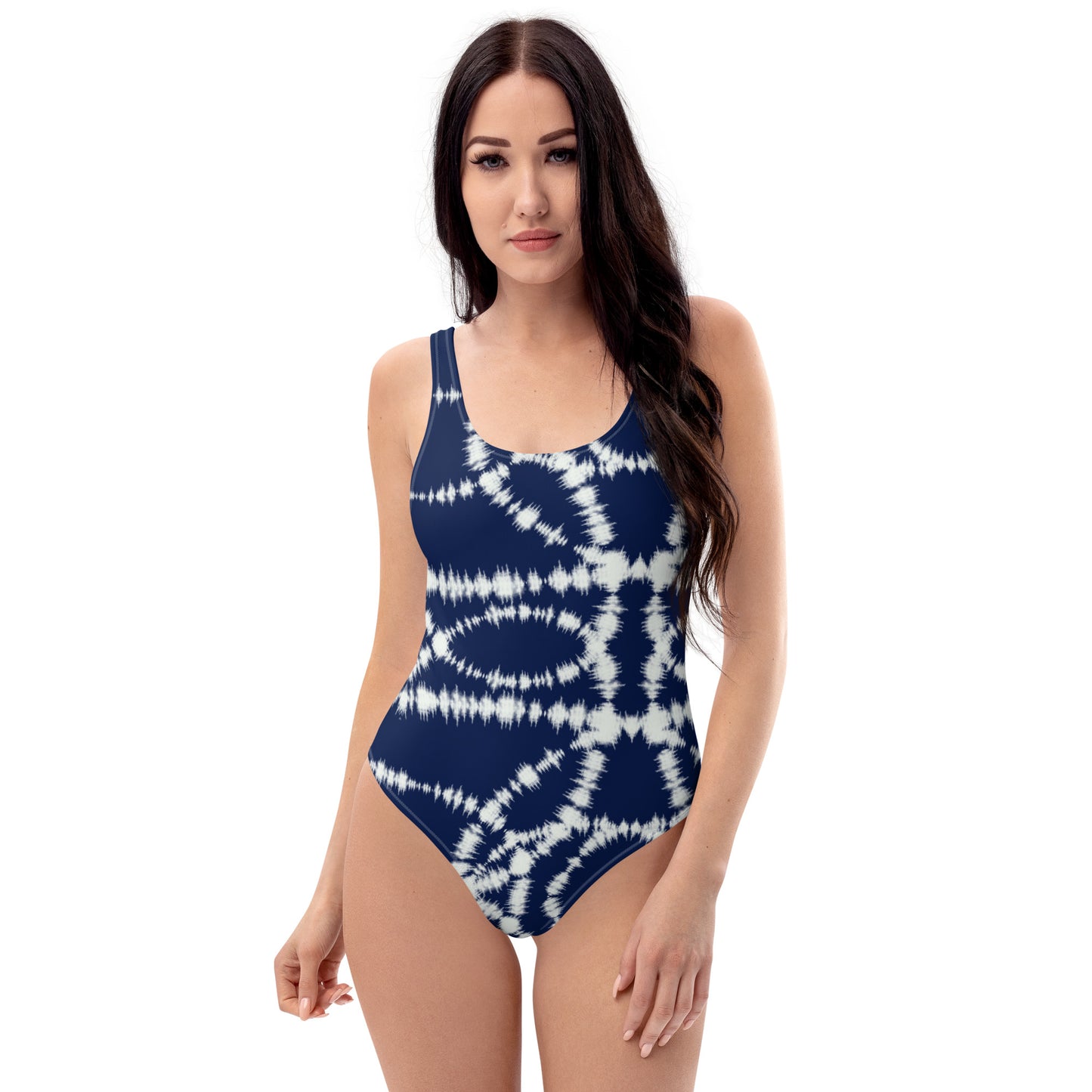 Indigo Batik 2 - One-Piece Women Swimsuit