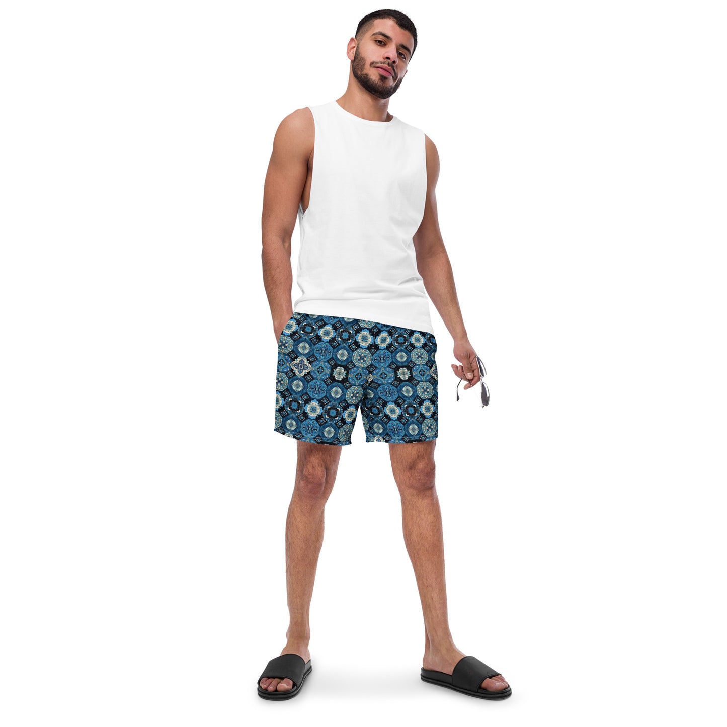 Blue Moroccan - Swim Trunks