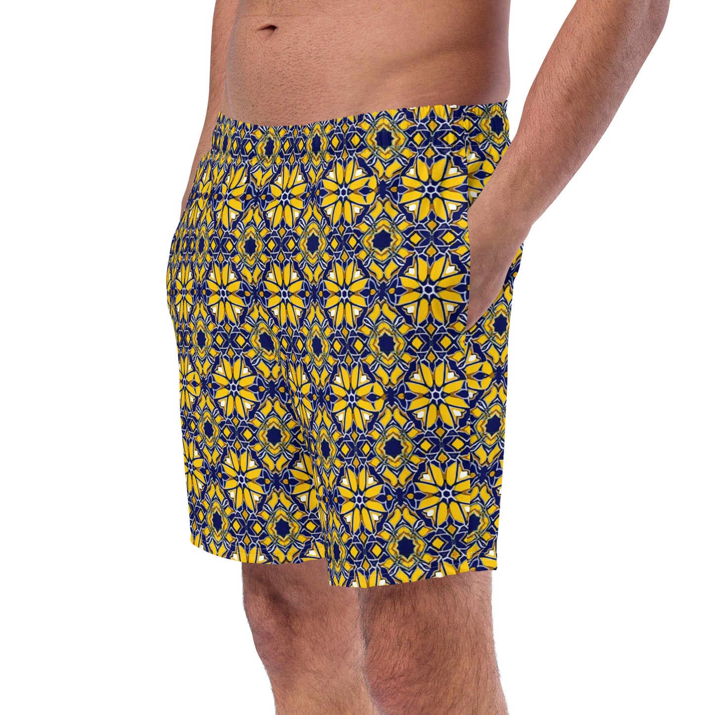 Yellow Moroccan - Swim Trunks