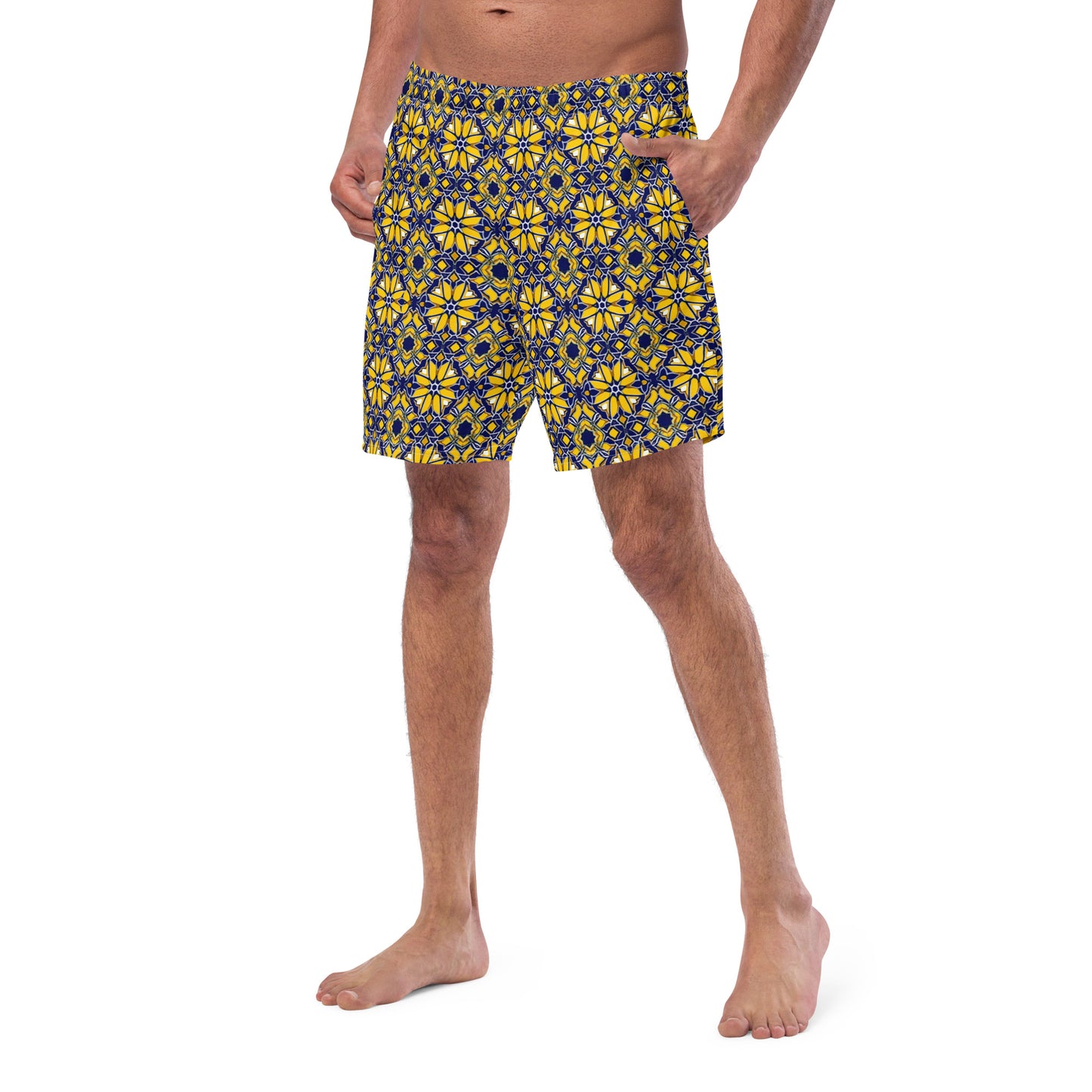 Yellow Moroccan - Swim Trunks