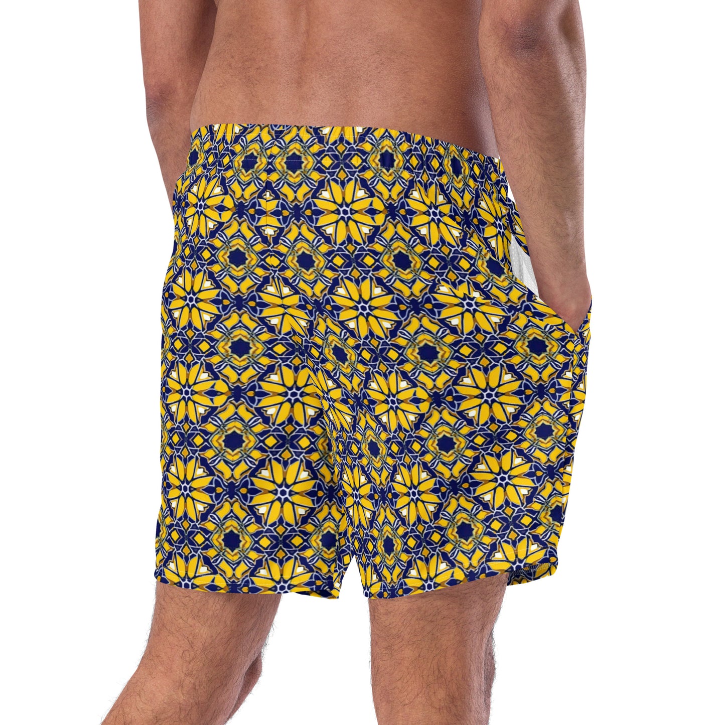 Yellow Moroccan - Swim Trunks