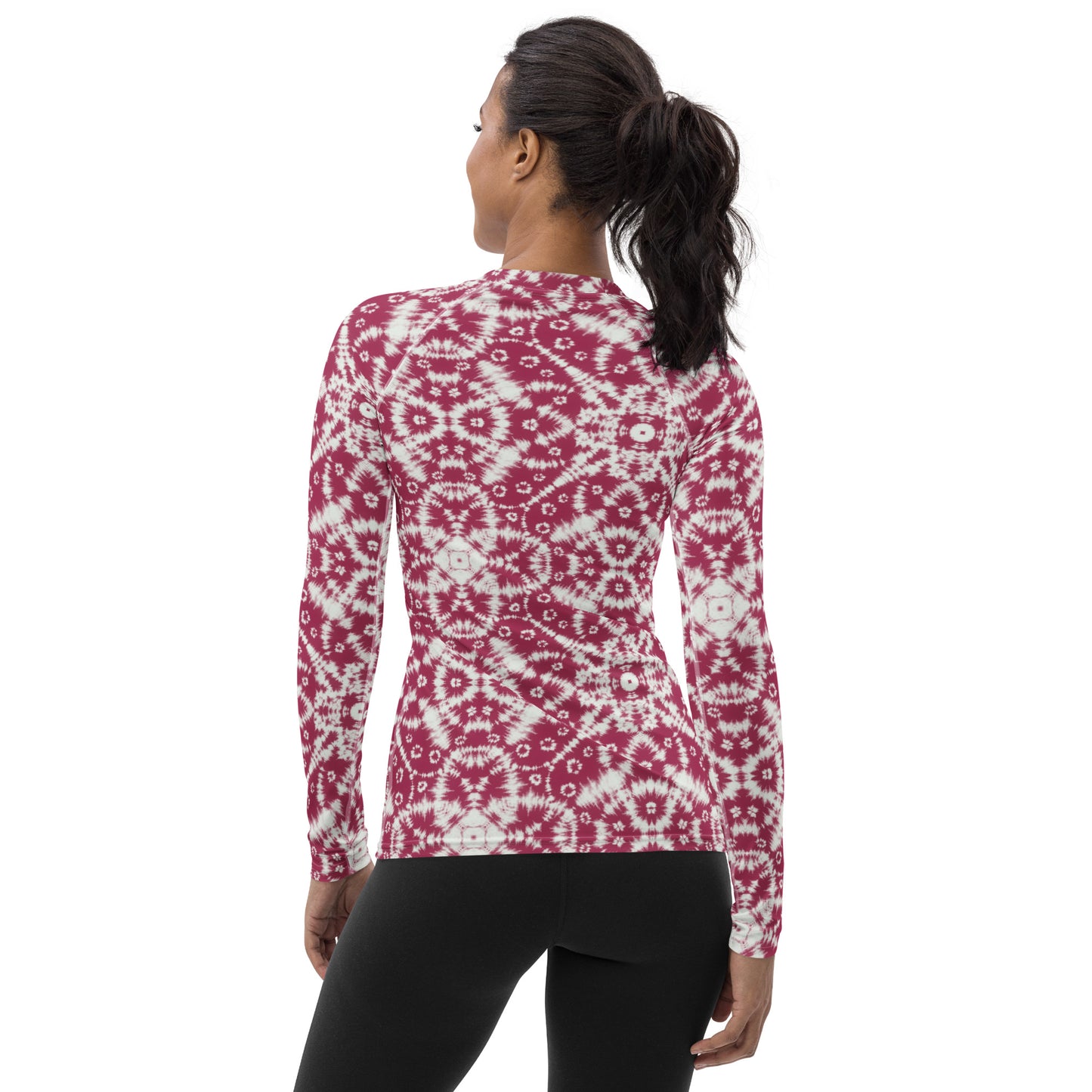 Batik - Red - Women's Rash Guard