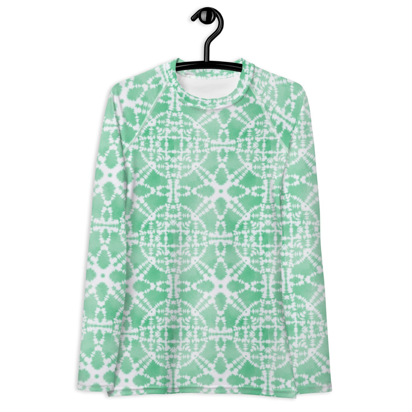 Green Batik - Women's Rash Guard